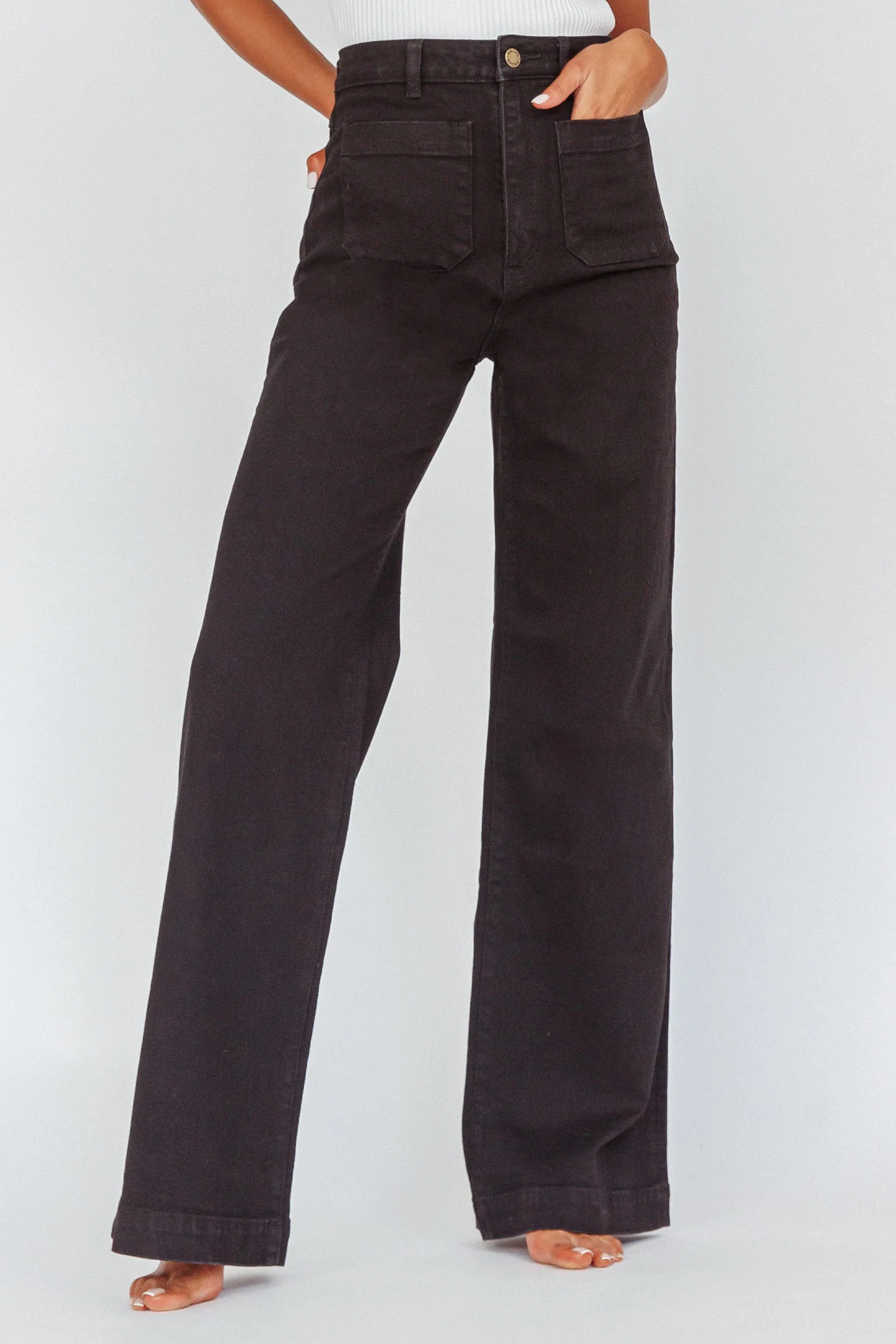 ROLLA'S Sailor Jean Long Rinse Black