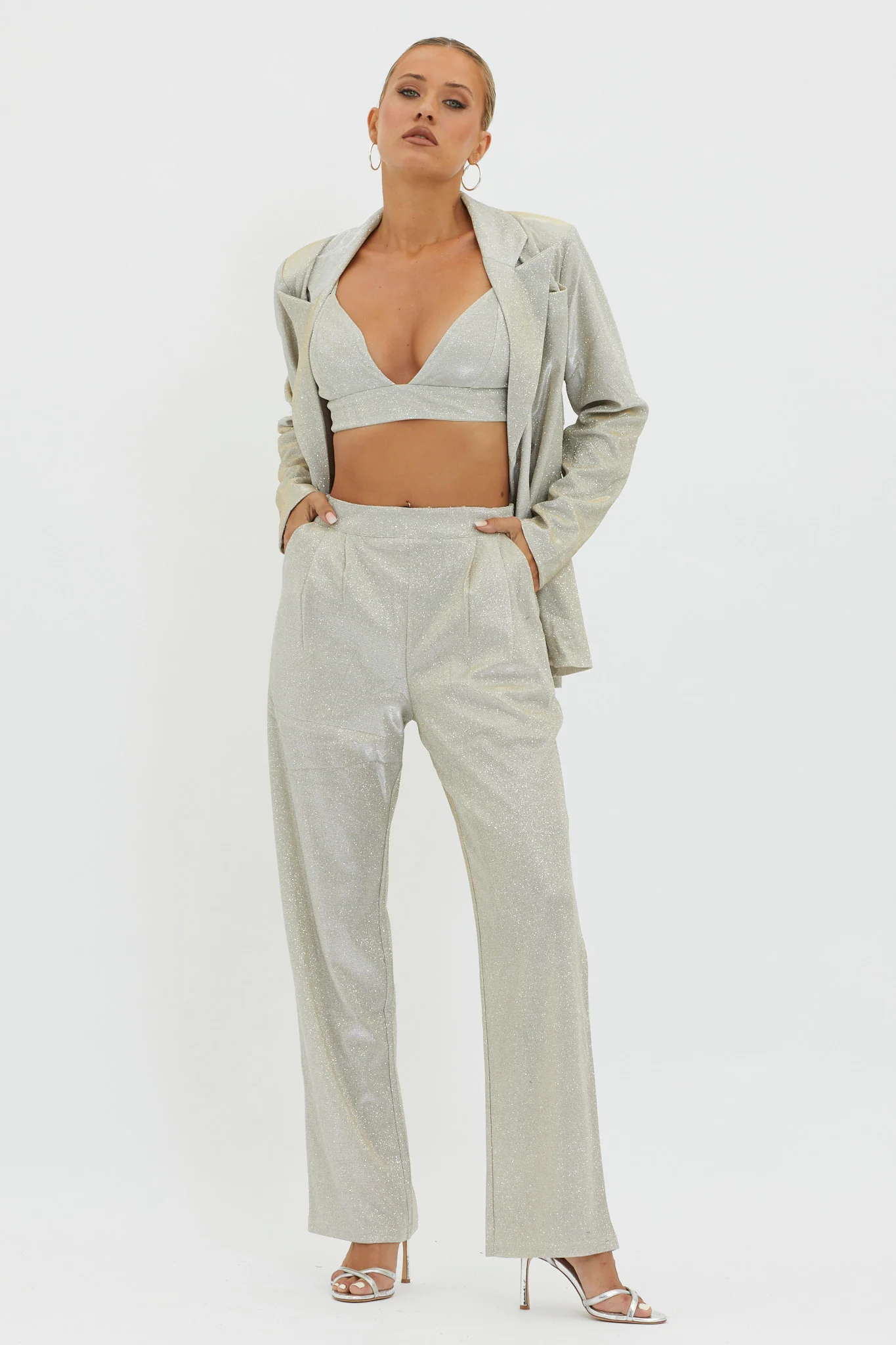 Joyeux Straight Leg Pants Champagne