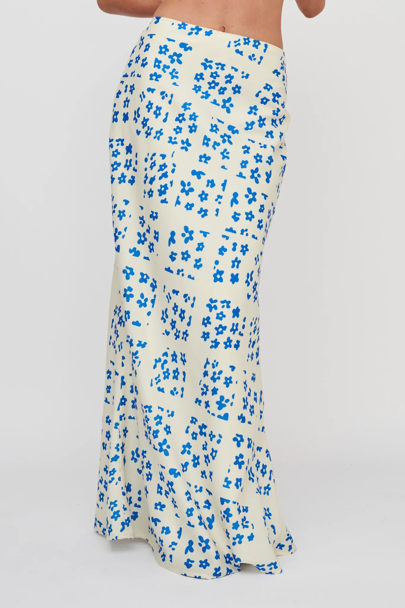 Heart & Soul Maxi Skirt Floral Cream