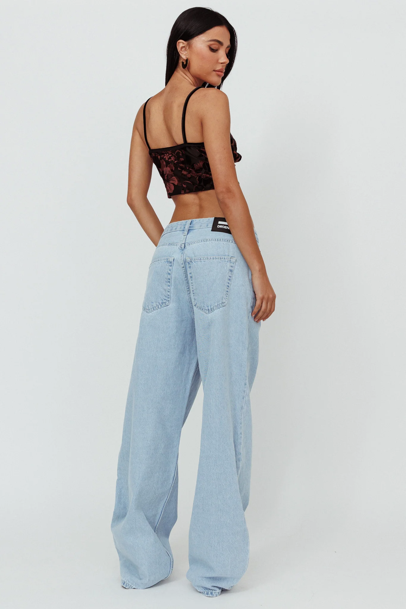 DR DENIM Donna Baggy Jeans Pebble Superlight Retro