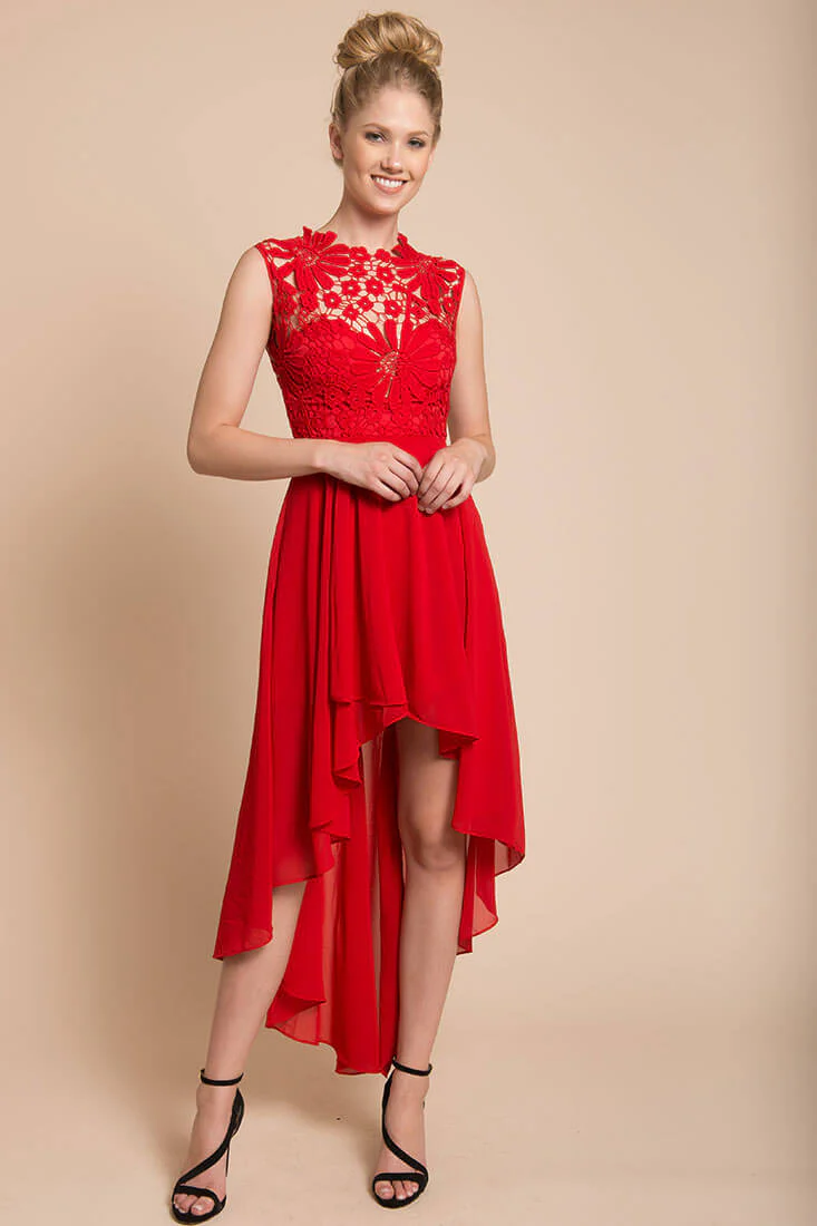 Ivy Night Out Dress Red