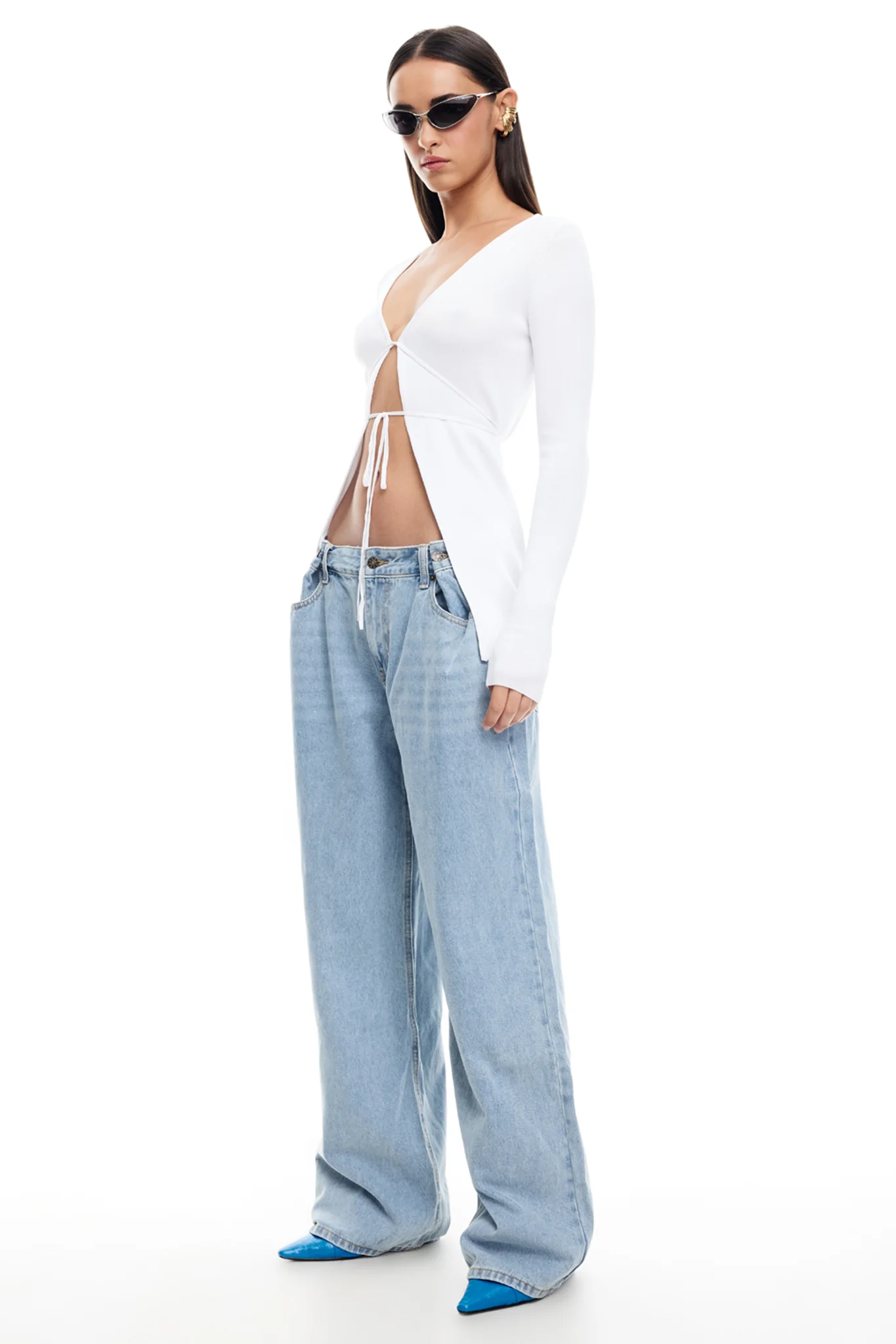 LIONESS She's All That Jean Washed Blue