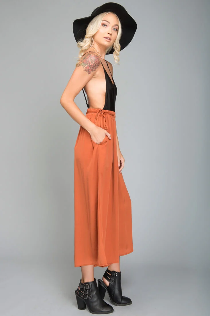 Lucy Loose Fit Wide Leg Pants Bronze