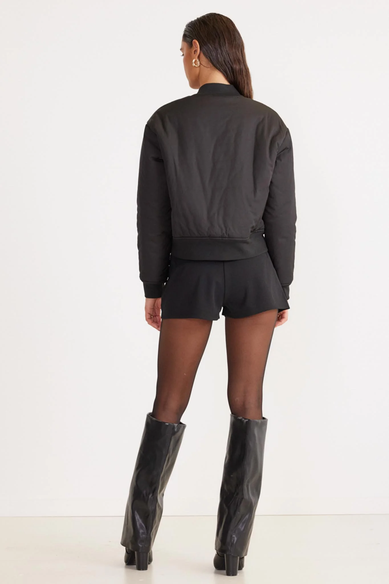 SNDYS Roberta Mini Shorts Black