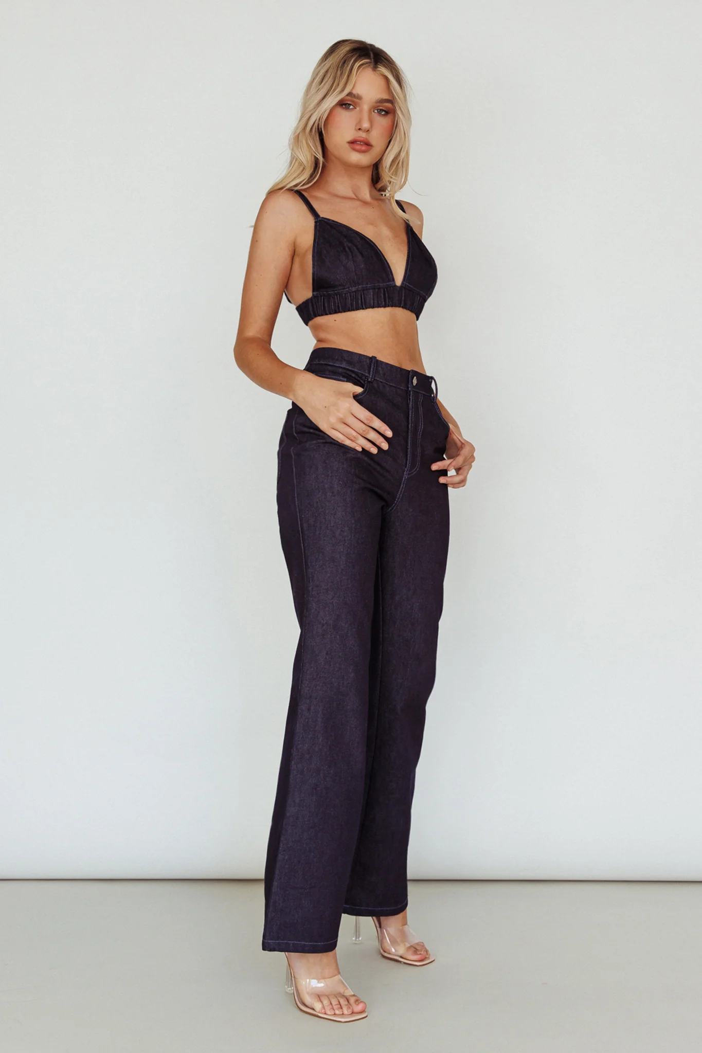 Isalei Straight Leg Pants Denim