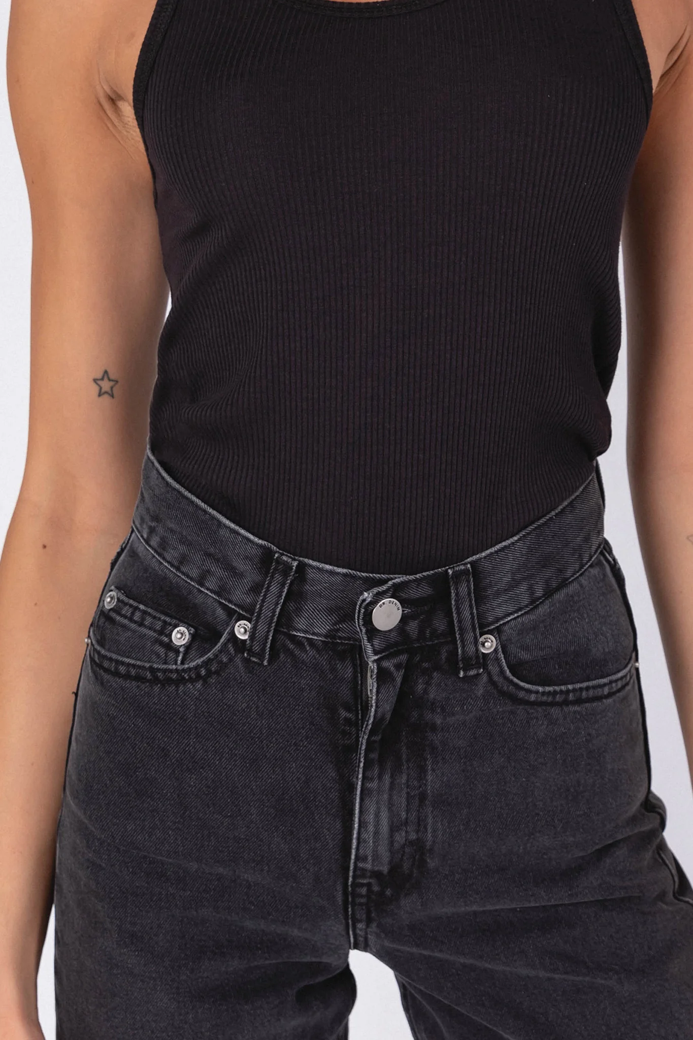 DR DENIM Echo Jeans Concrete Black