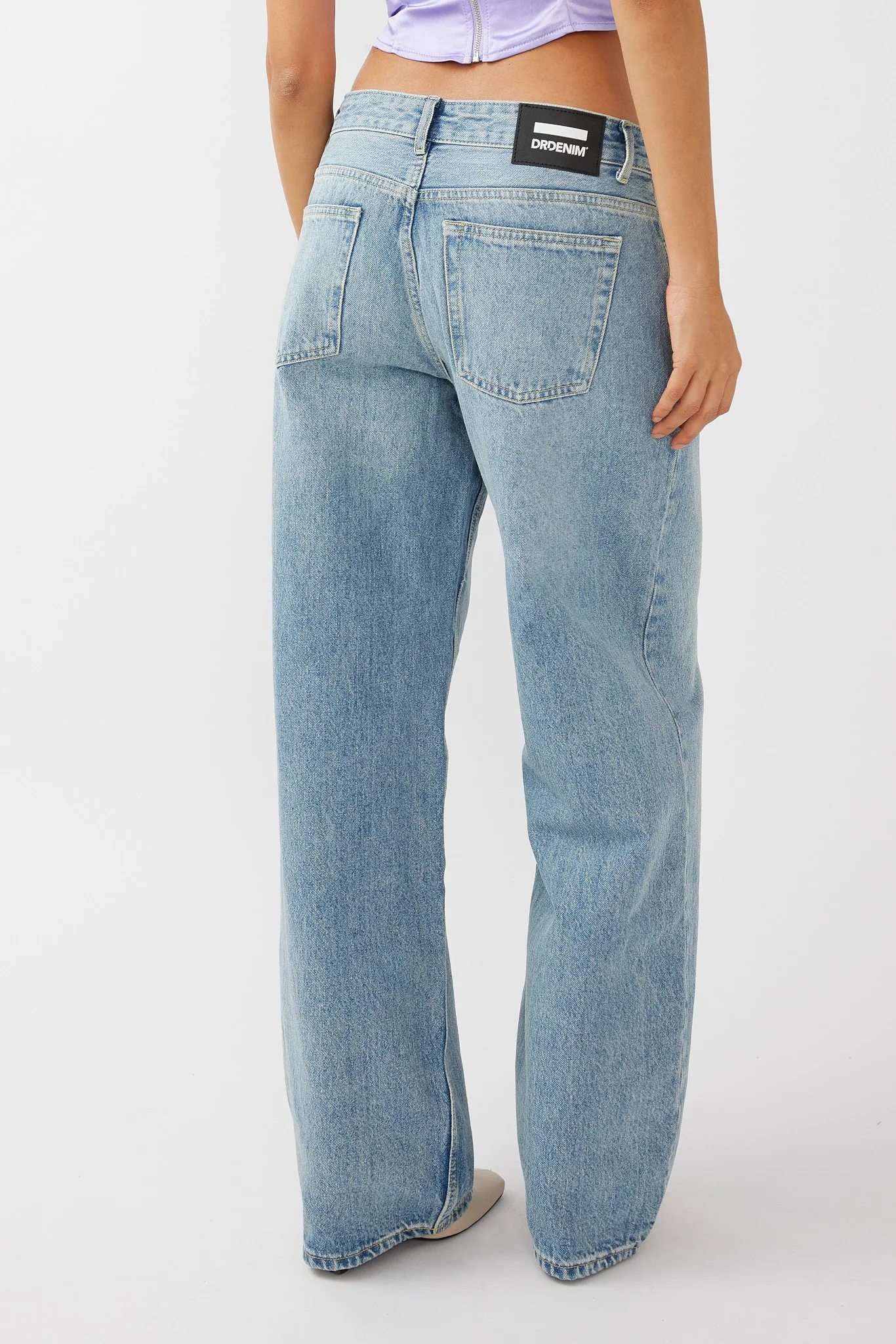 DR DENIM Hill Low Jeans Drift Light Blue