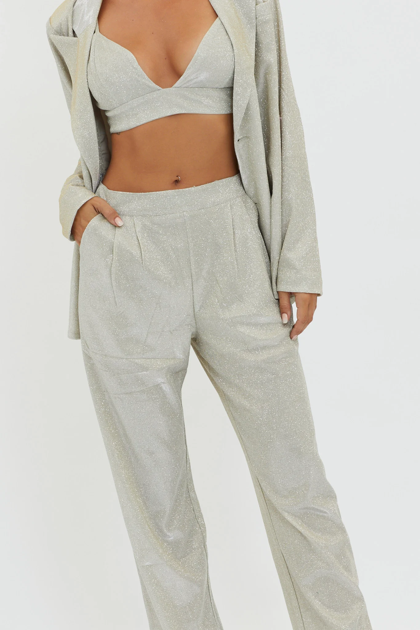 Joyeux Straight Leg Pants Champagne