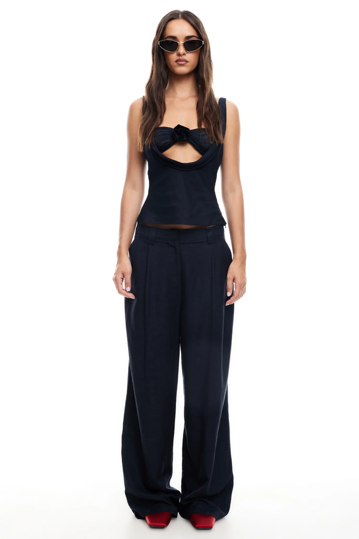 LIONESS La Quinta Pant Navy