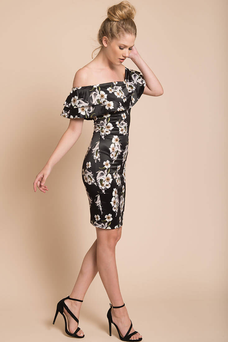 Ava Bodycon Dress Navy