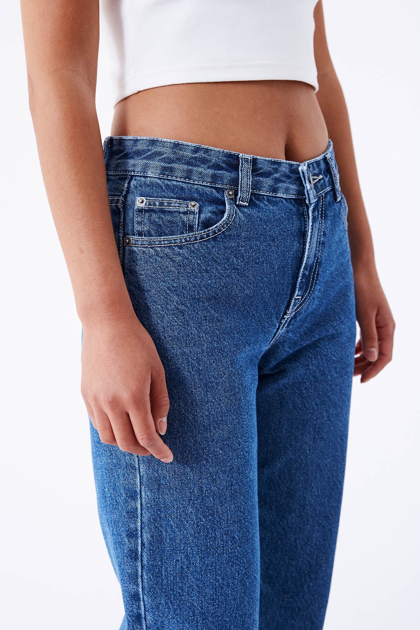 DR DENIM Arch Jeans Pebble Mid Stone