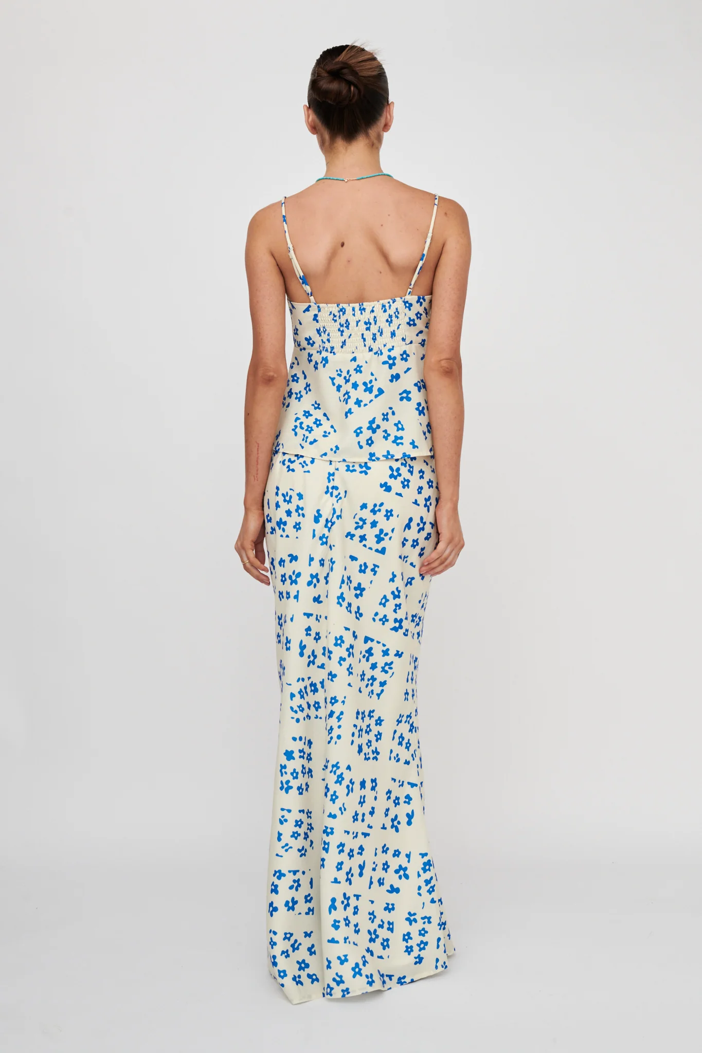 Heart & Soul Maxi Skirt Floral Cream