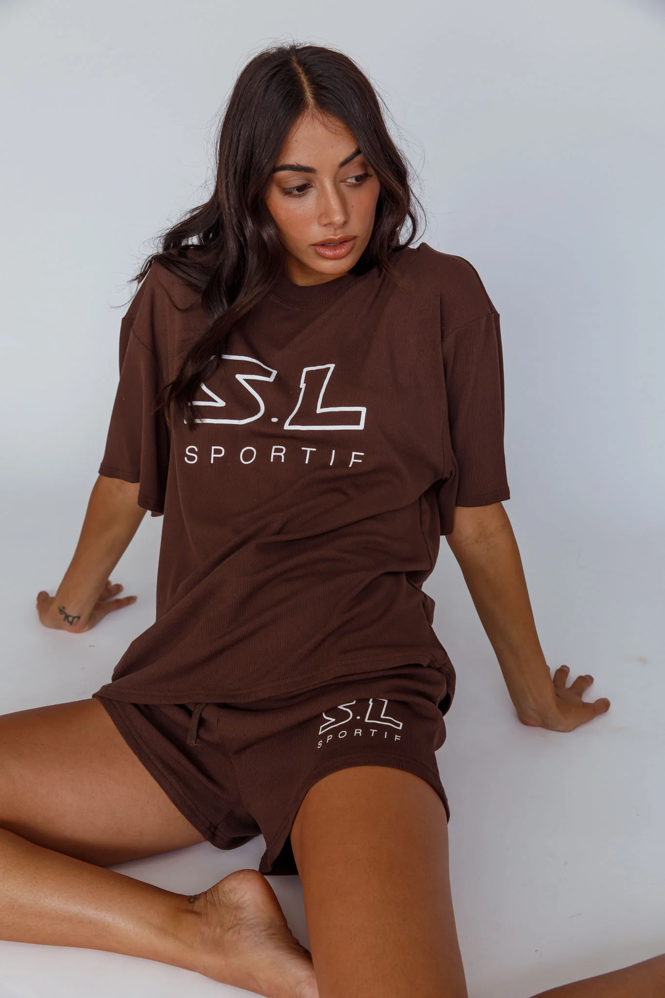 On Track SL Logo Shorts Chocolate
