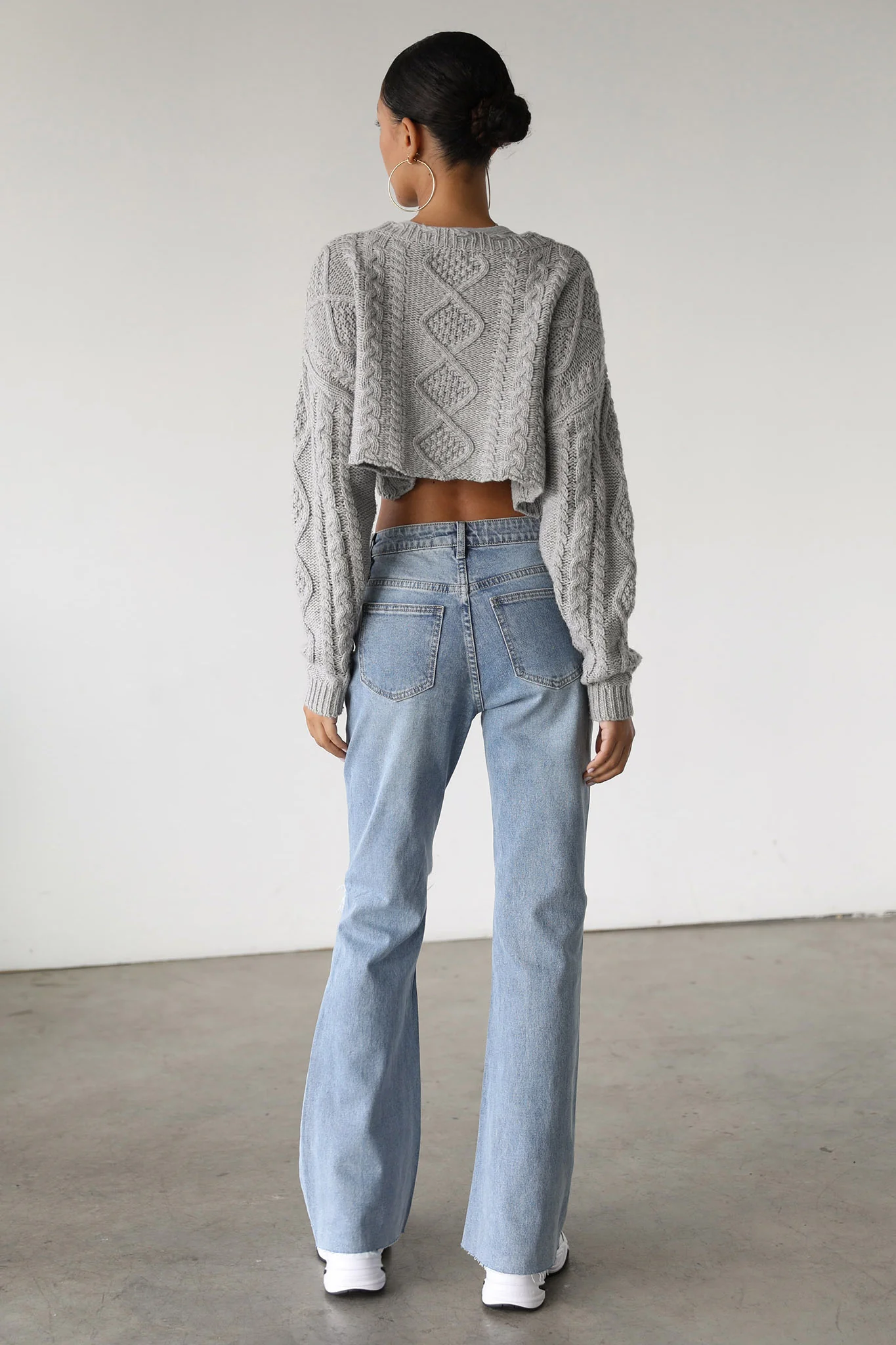 DOGMA High Rise Flare Denim Jeans Medium Wash