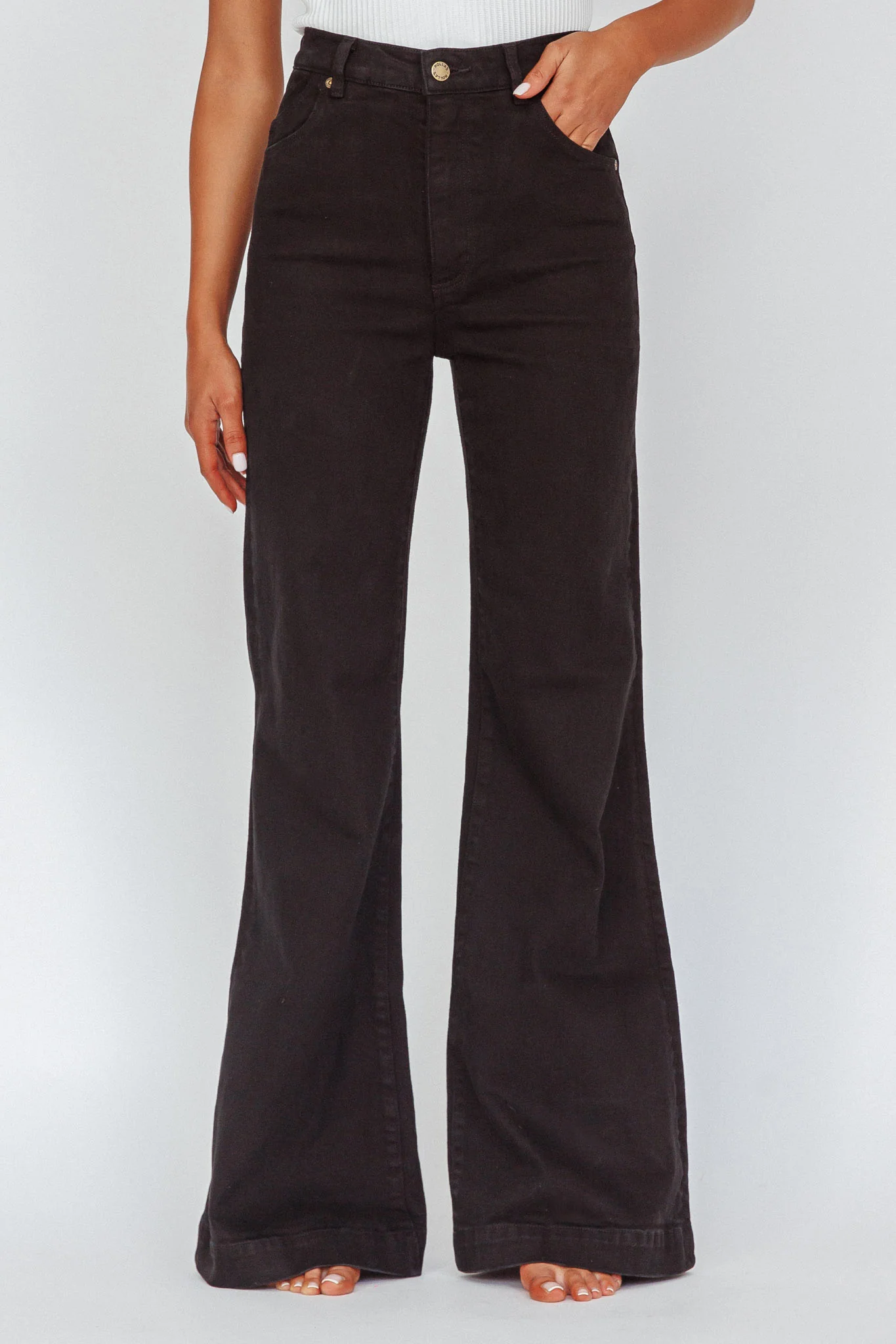 ROLLA'S Eastcoast Flare Jet Black