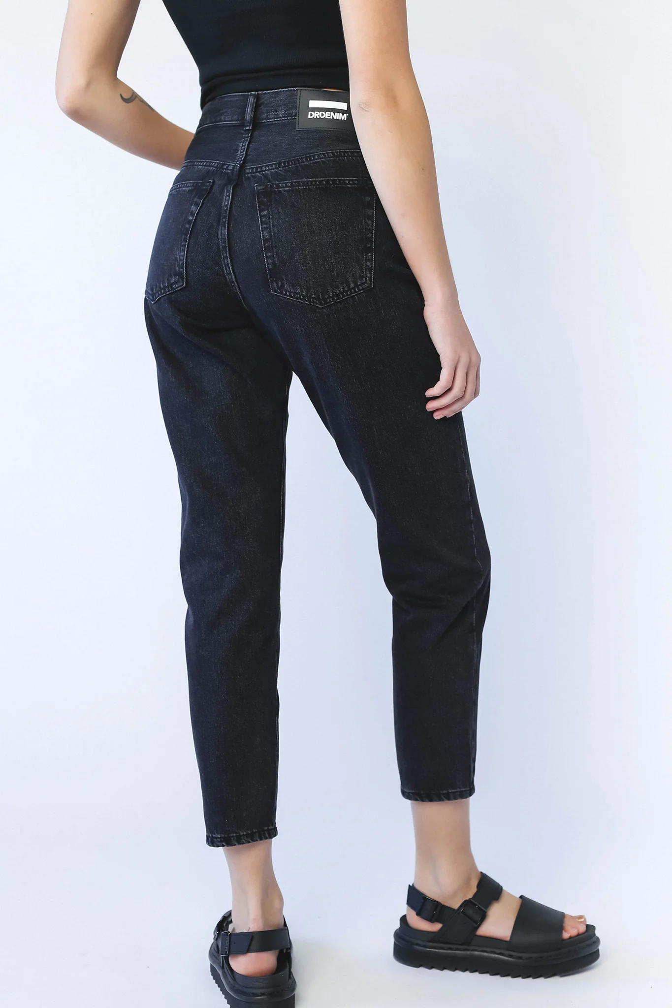 DR DENIM Nora Jeans Black Retro