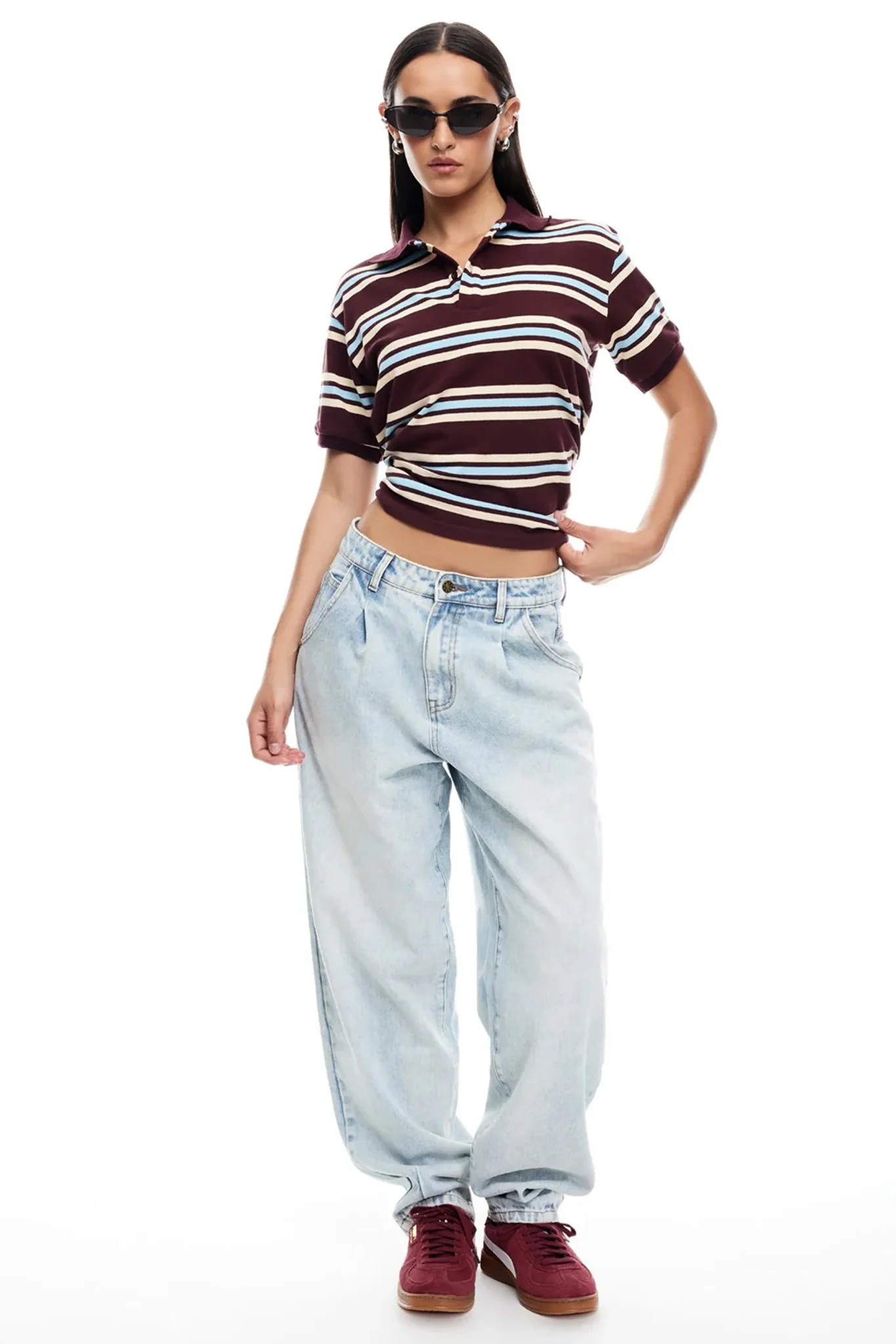 LIONESS Leisure Polo Chocolate Multi