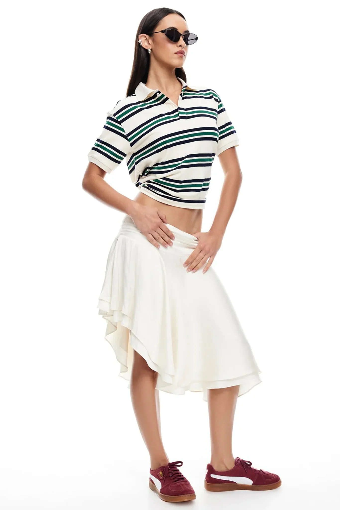 LIONESS Leisure Polo Ivory Moss