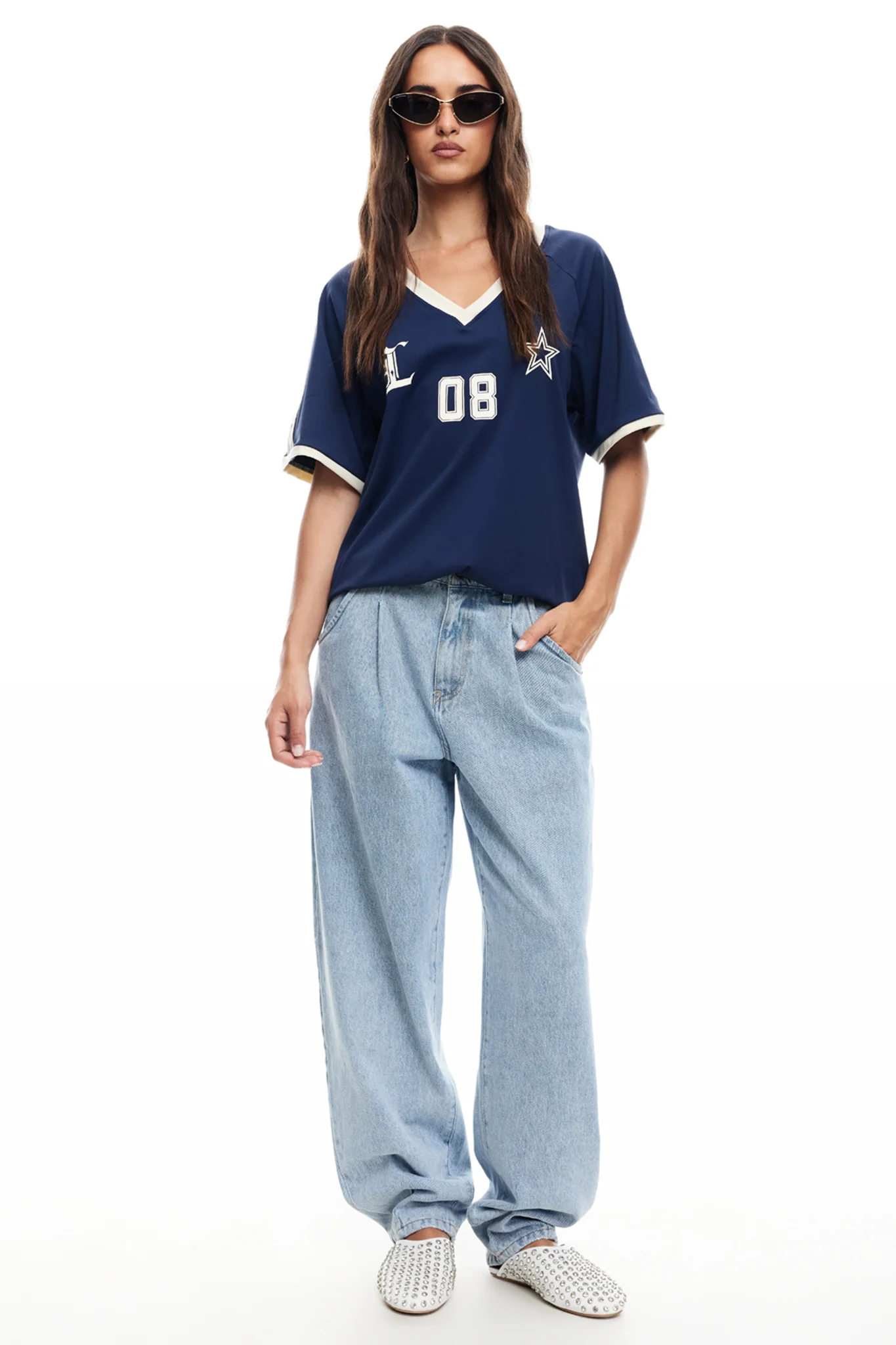 LIONESS SPECTATE TOP INDIGO