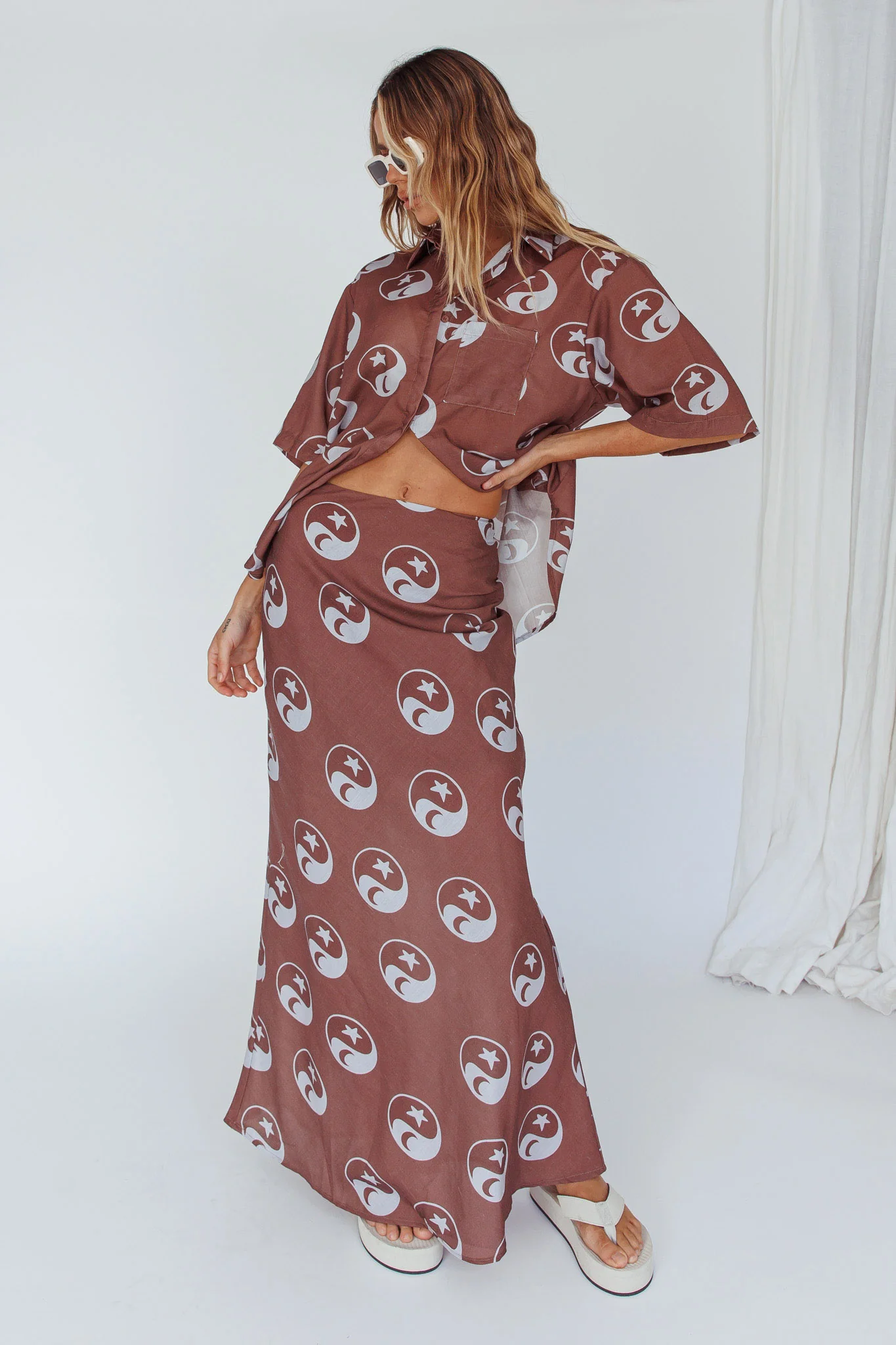 Just A Hunch Button Shirt Yin Yang Coco