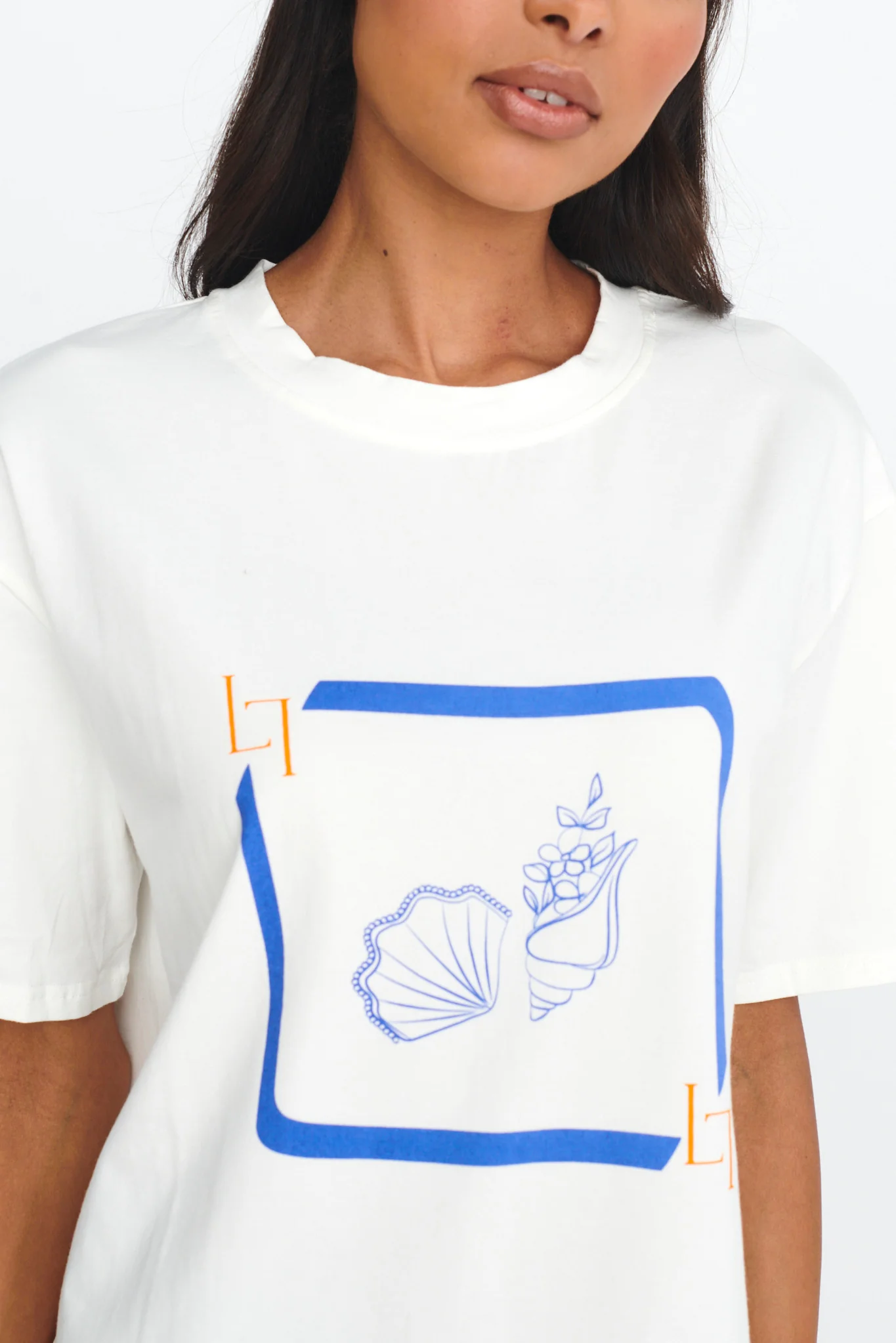 LOST IN LUNAR By The Sea Tee White