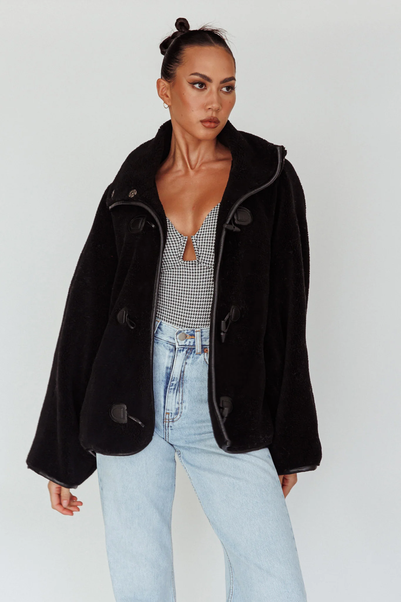 Cambra Toggle Jacket Black