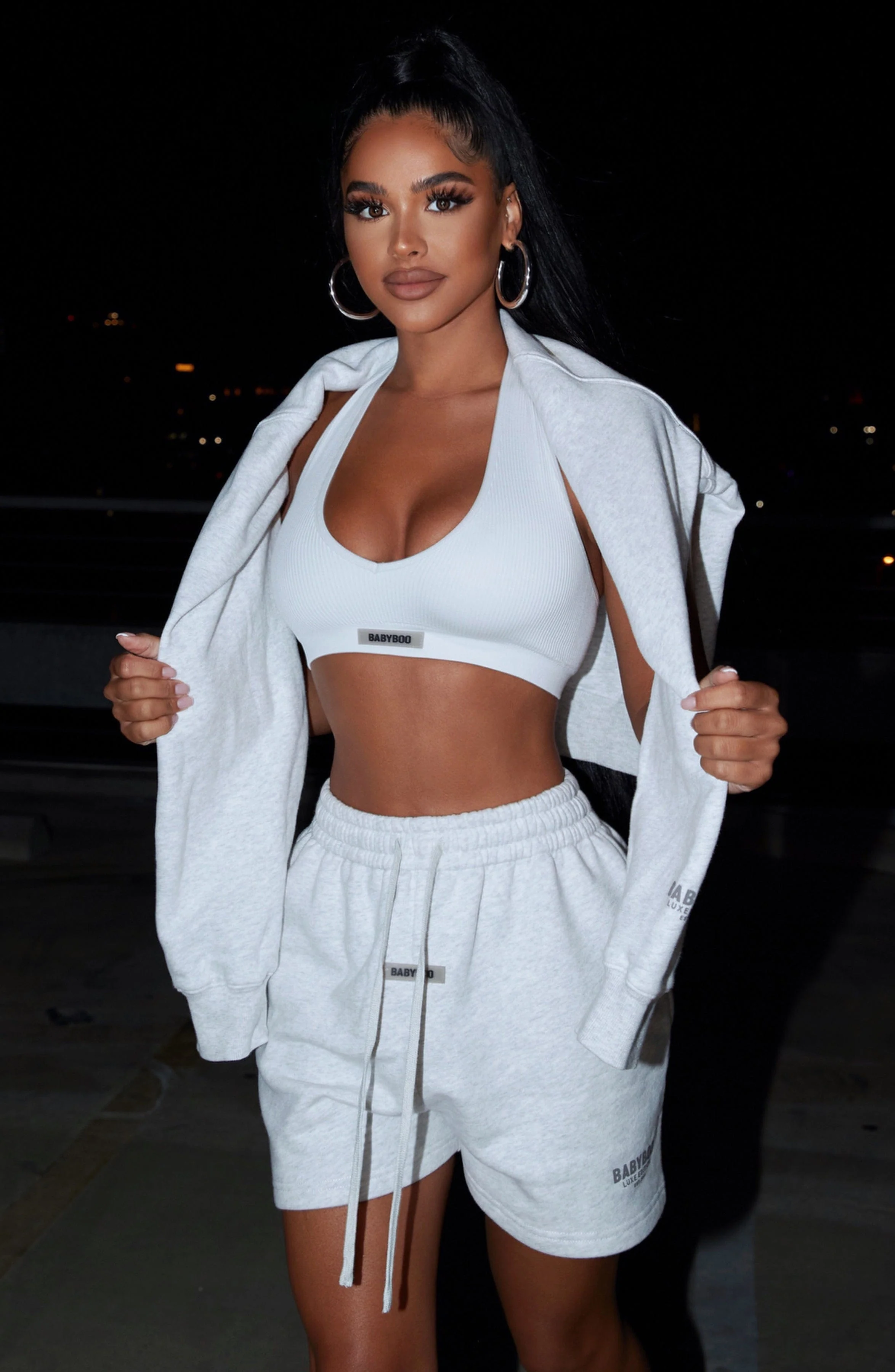 Kami Luxe Crop - Grey