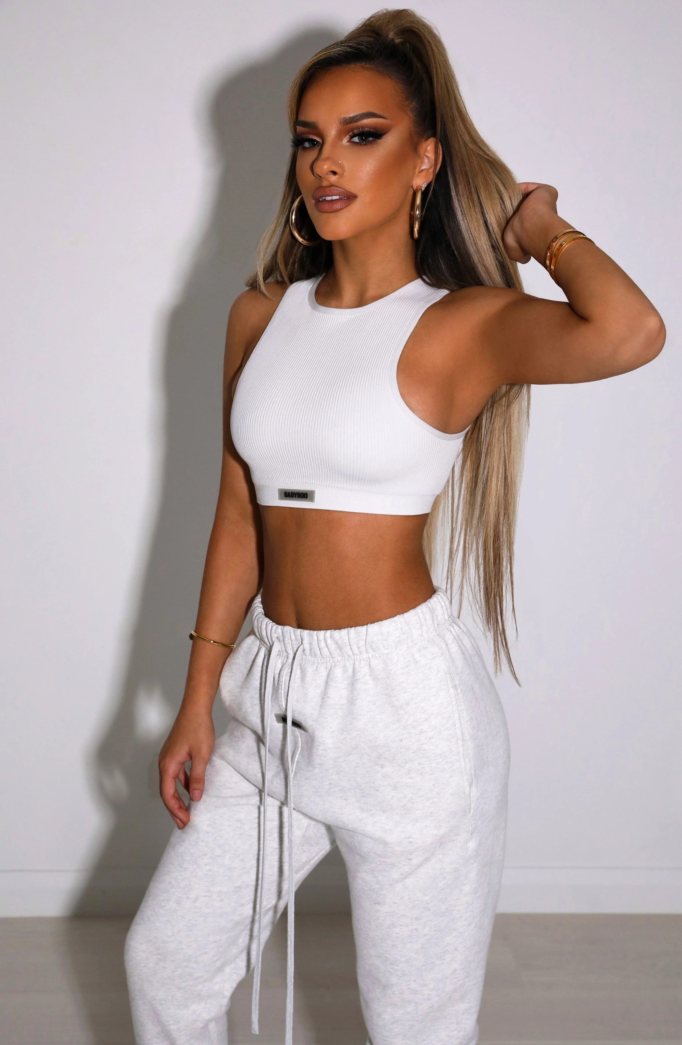 Jae Luxe Crop - Grey