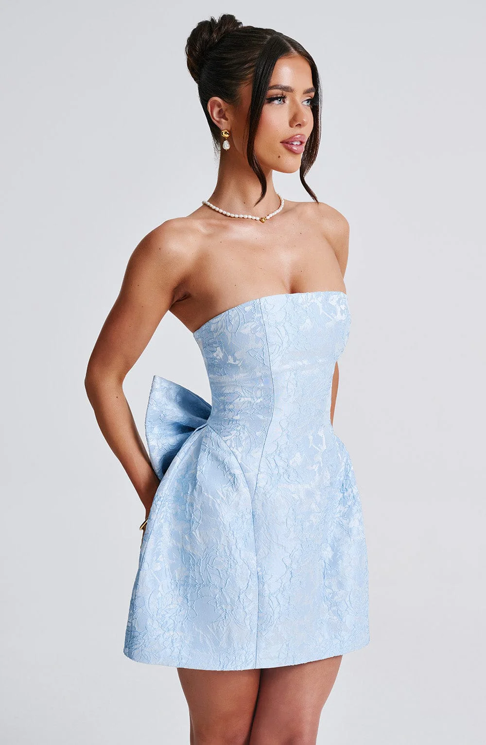 Elenora Mini Dress - Blue