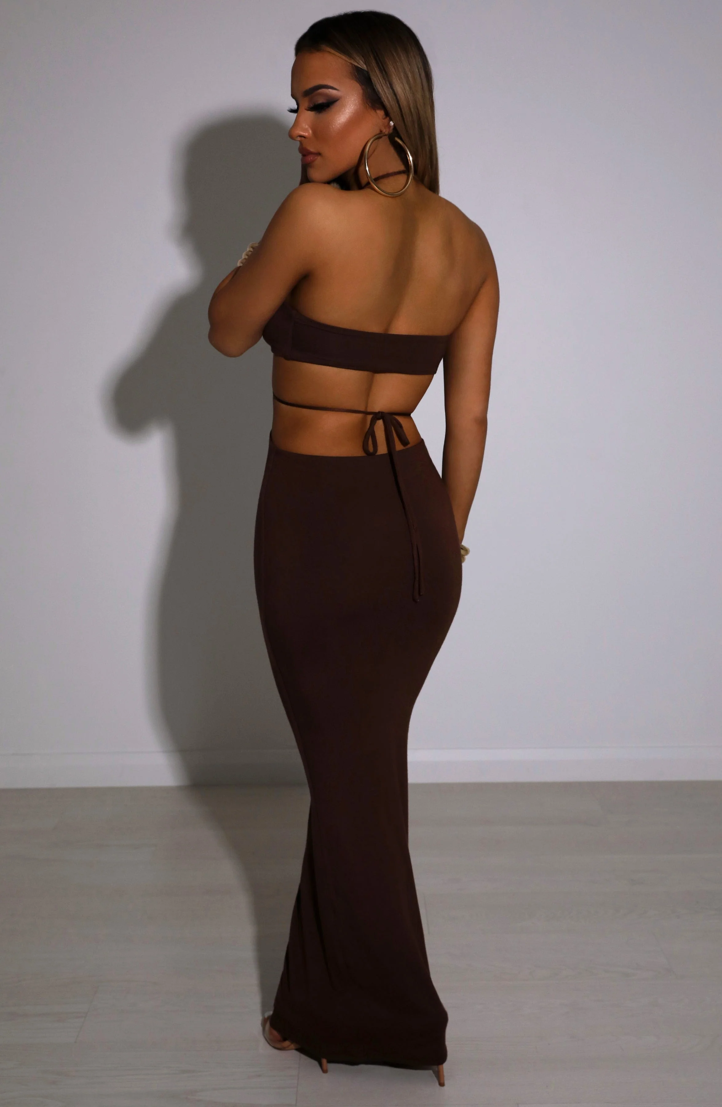 Tasha Maxi Dress - Chocolate