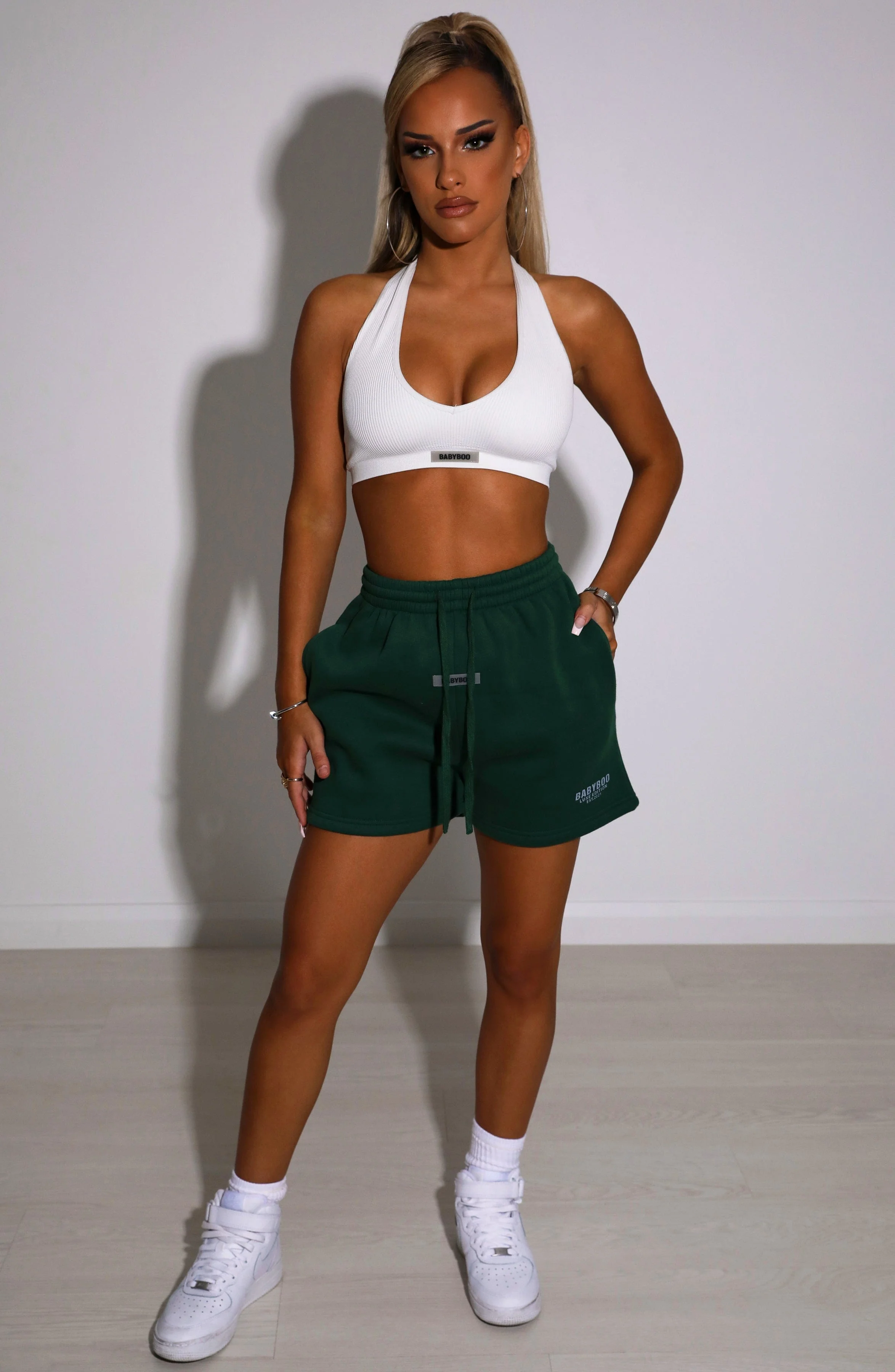 Kami Luxe Crop - White