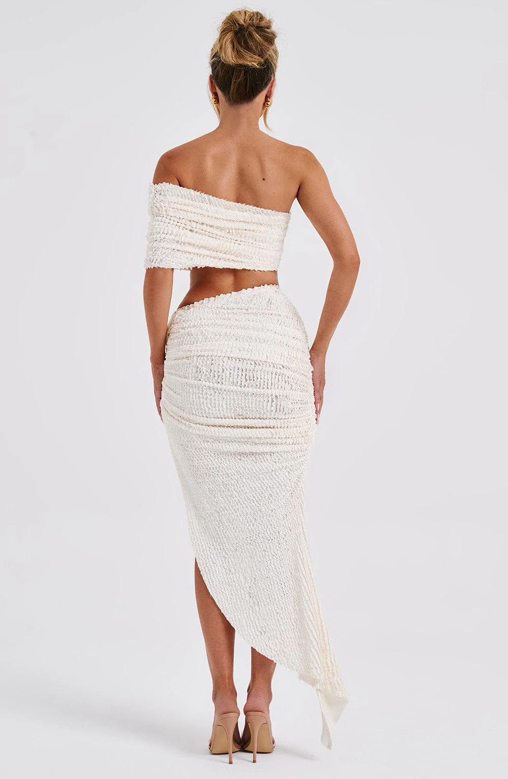 Zina Midi Skirt - Ivory