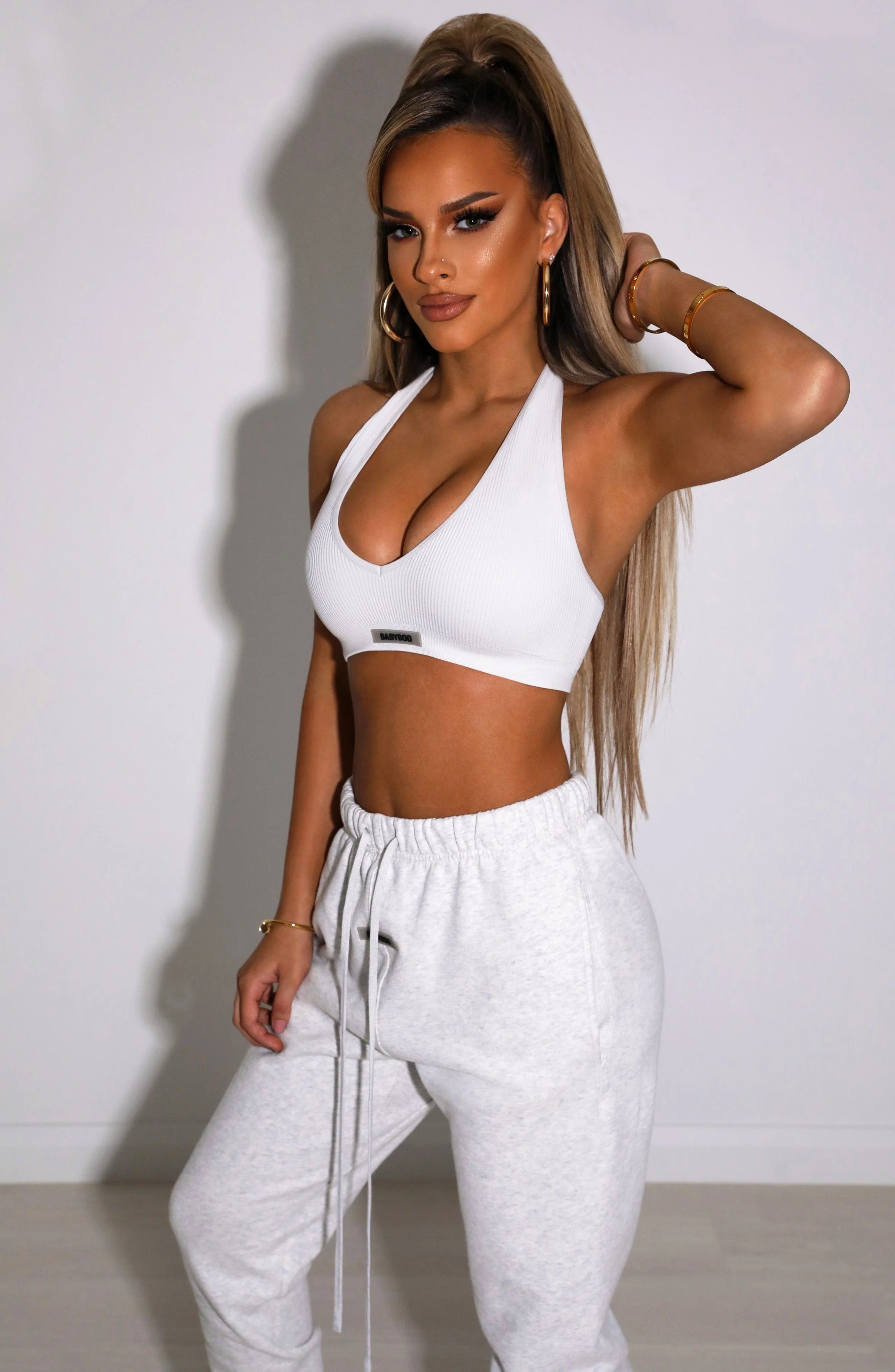 Kami Luxe Crop - Grey