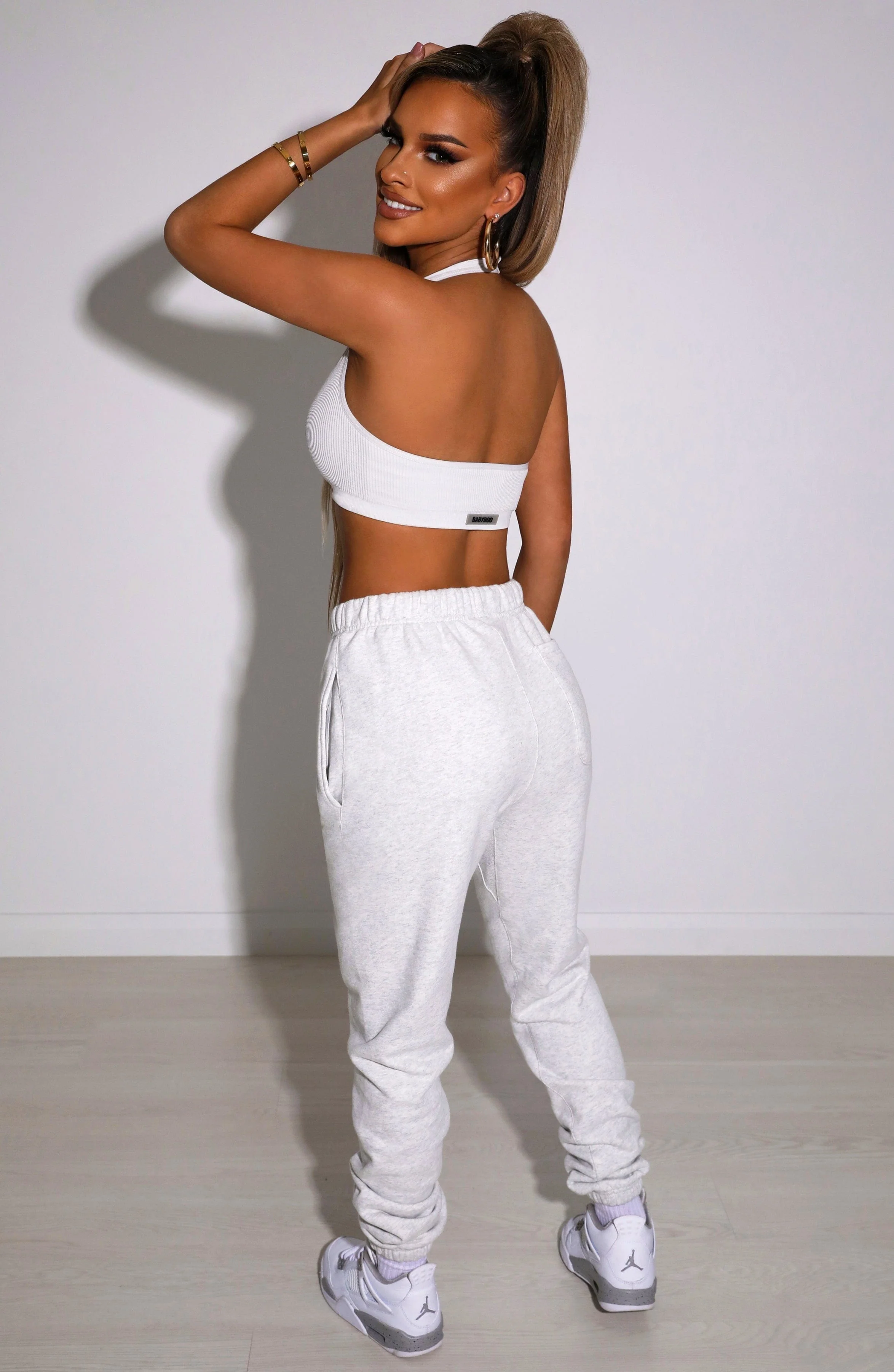 Ivy Luxe Trackpant - Grey