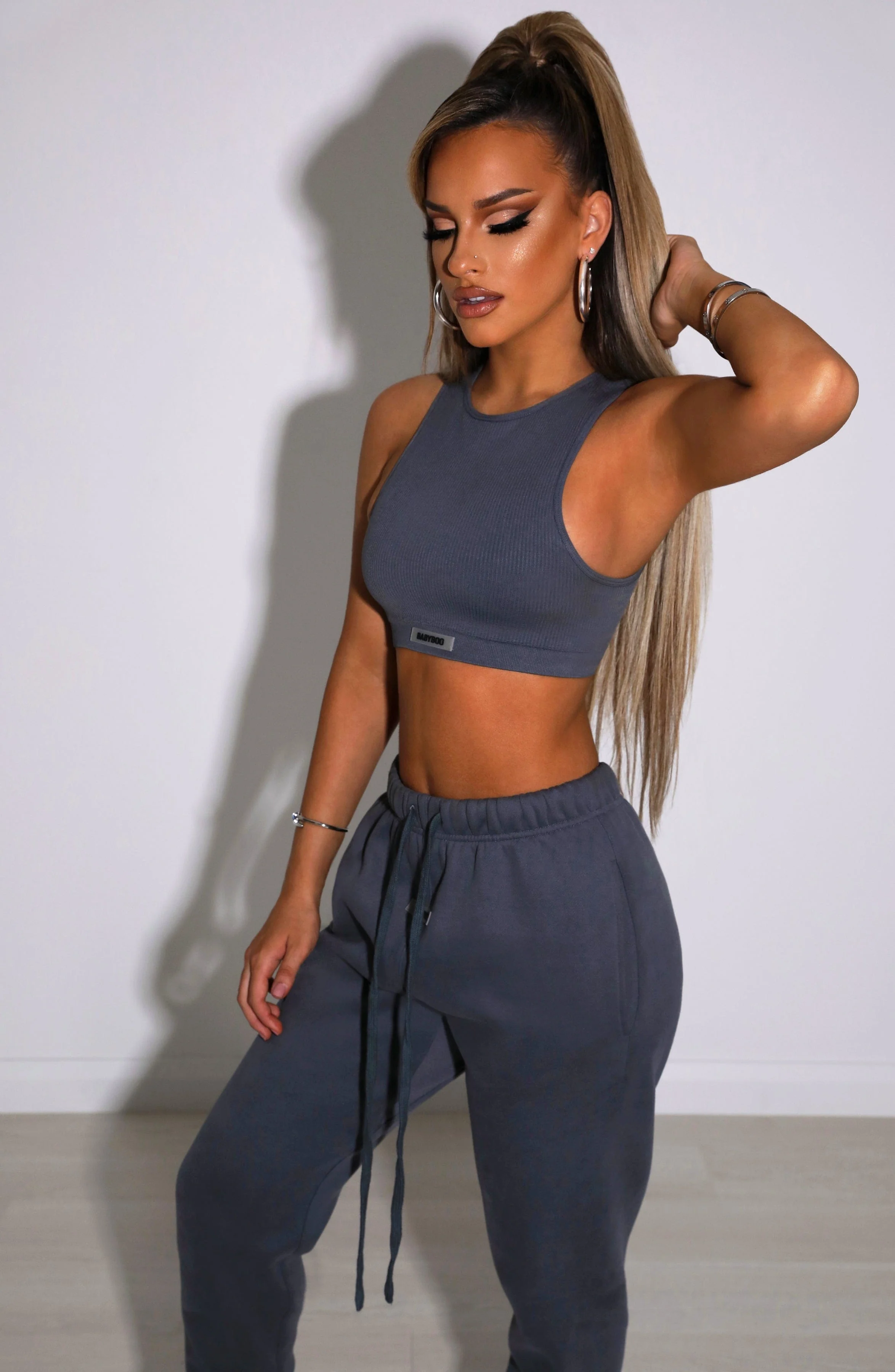Jae Luxe Crop - Charcoal