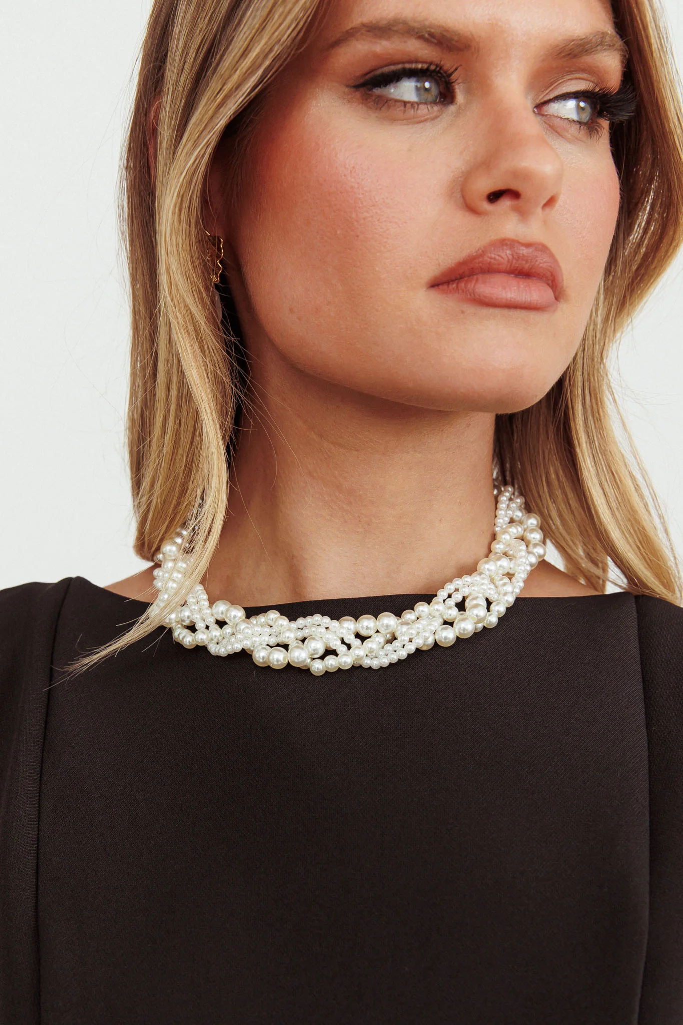 Your Smile Pearl Necklace Silver