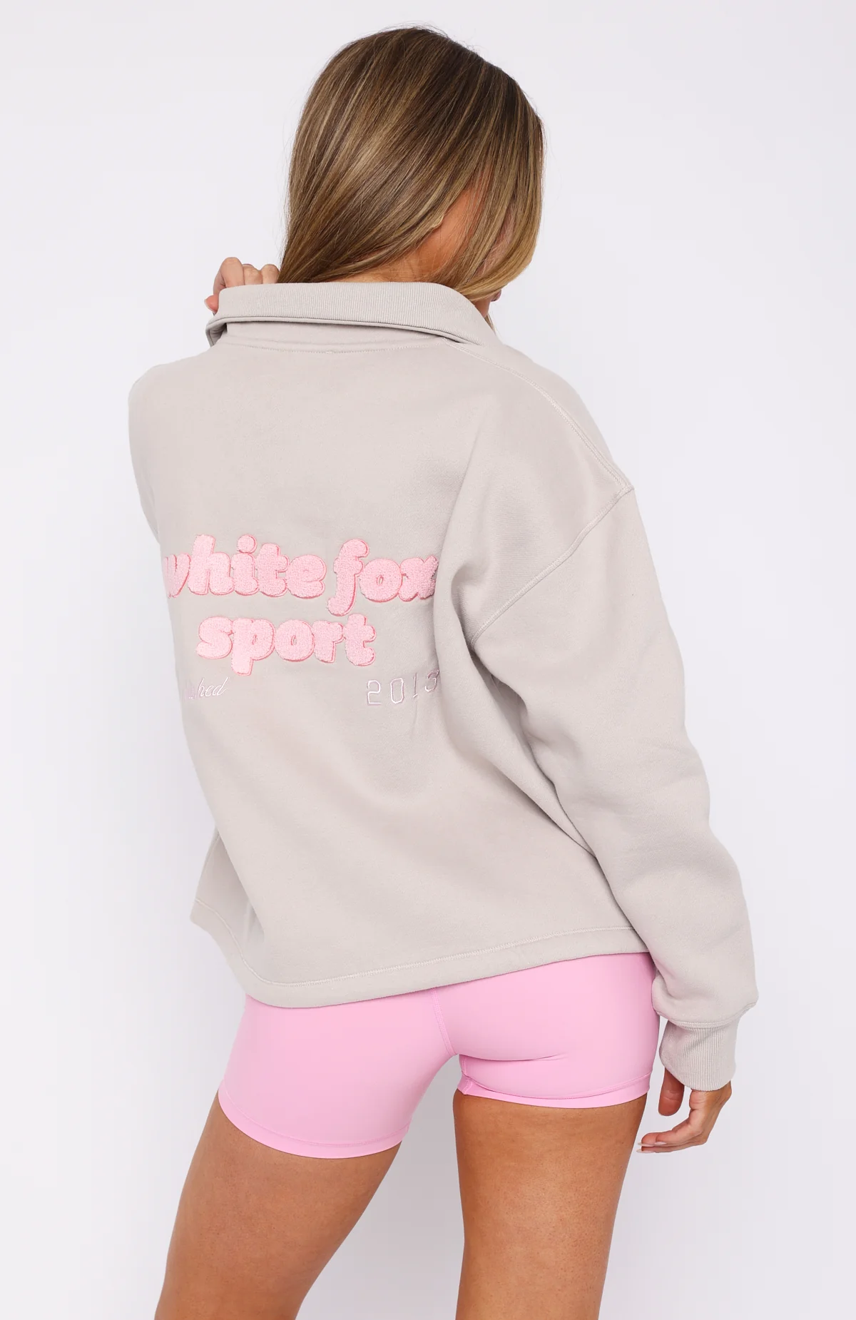 Hold Me Down Zip Front Sweater Moon