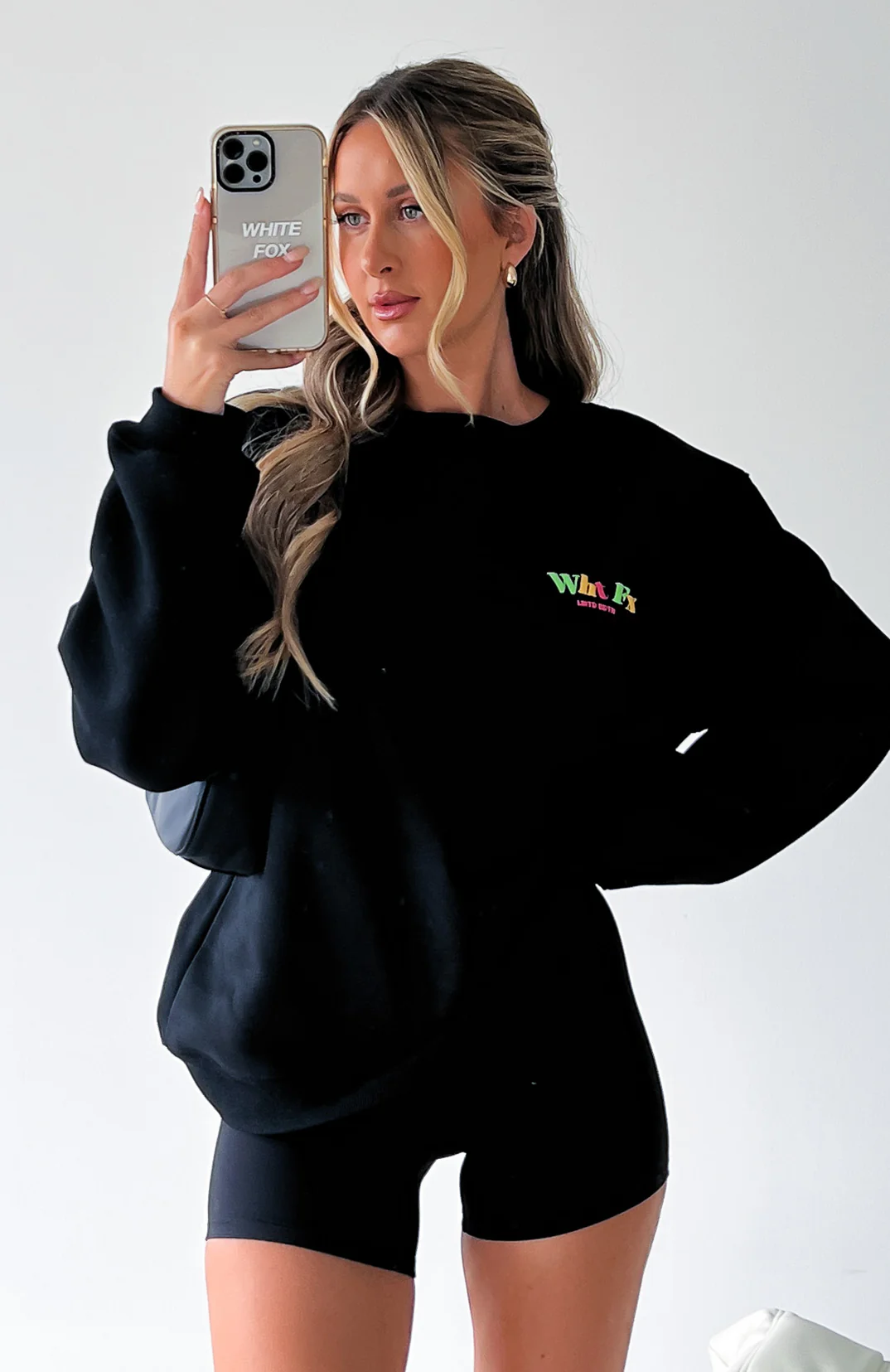 Stand Your Ground Oversized Sweater Black