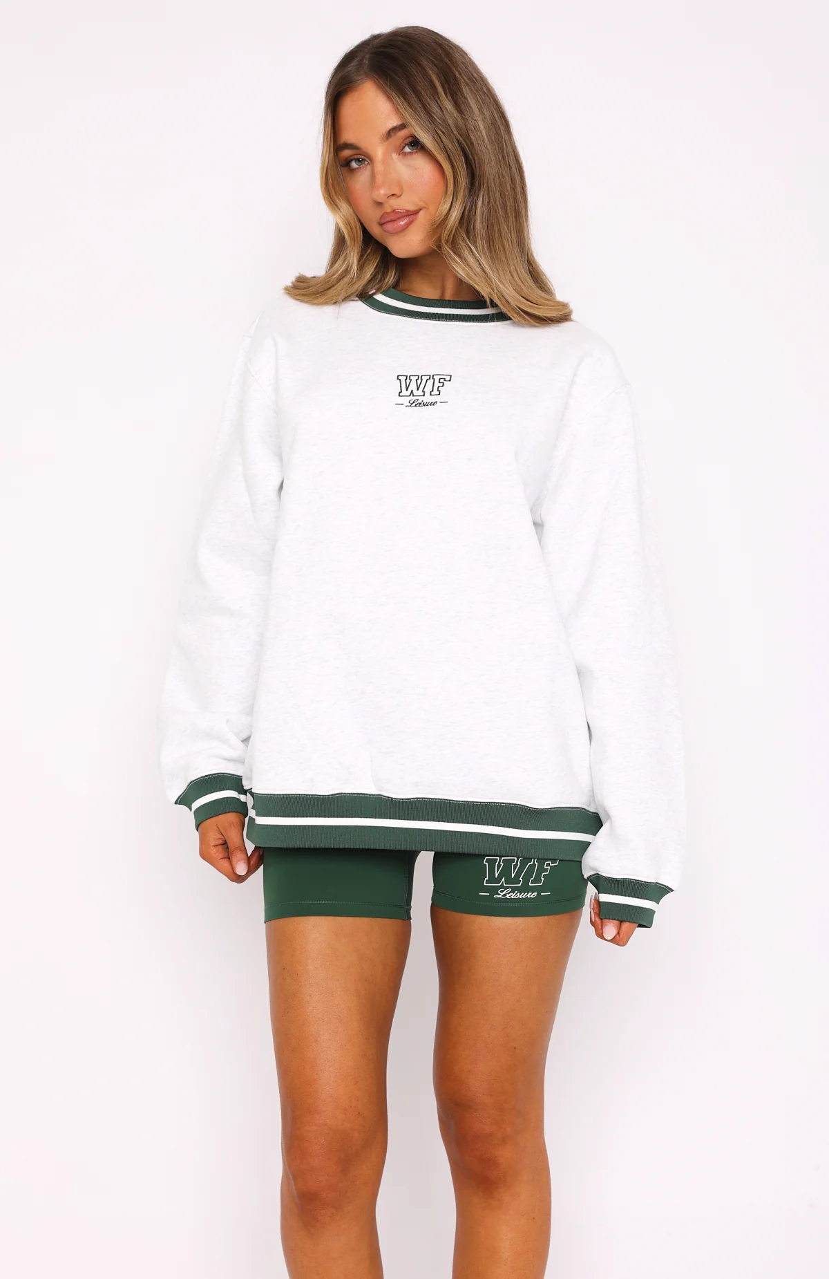 Hold Me Back Oversized Sweater Grey Marle