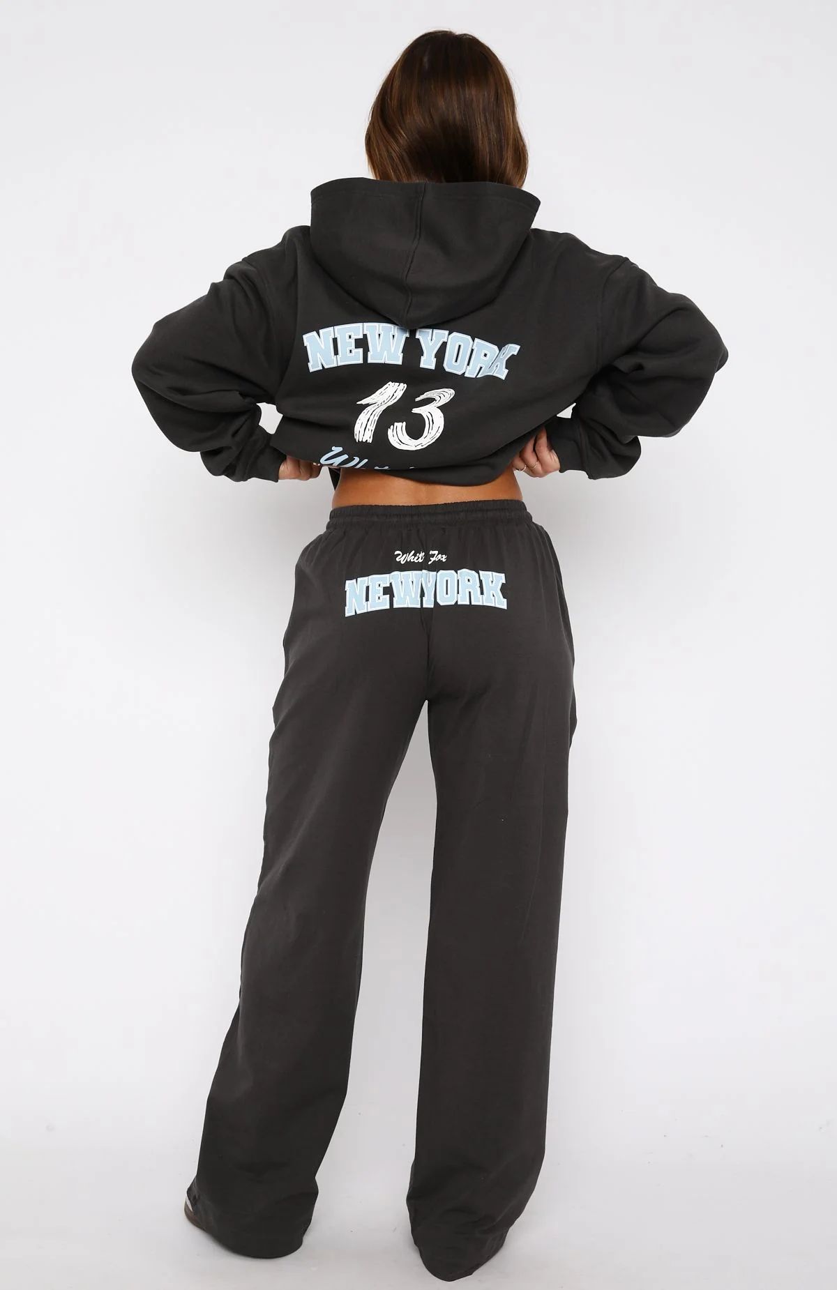 Team New York Track Pants Charcoal