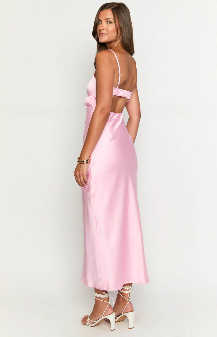 Bella Pink Maxi Dress