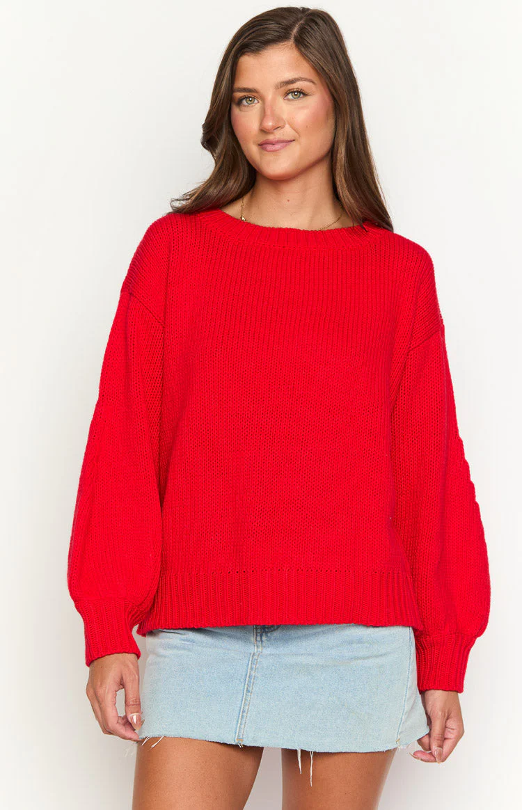 Chapman Red Sweater