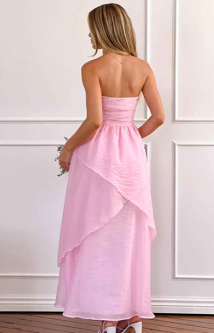 Sadie Pink Maxi Dress
