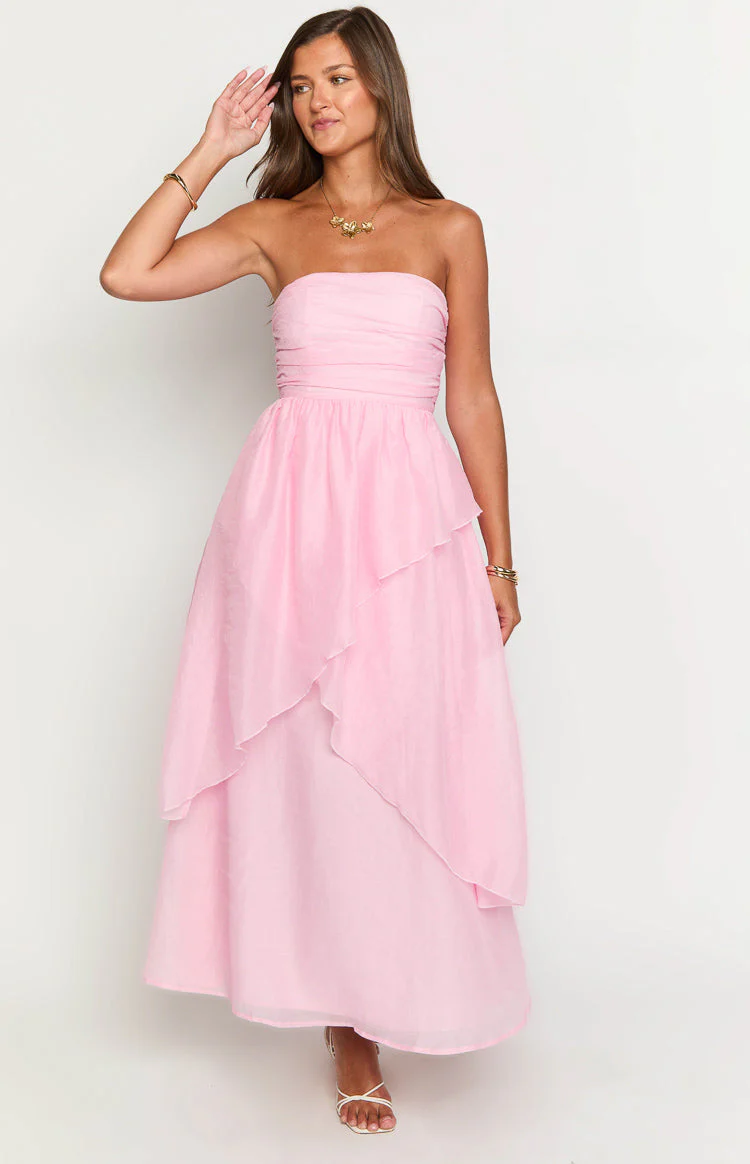 Sadie Pink Maxi Dress