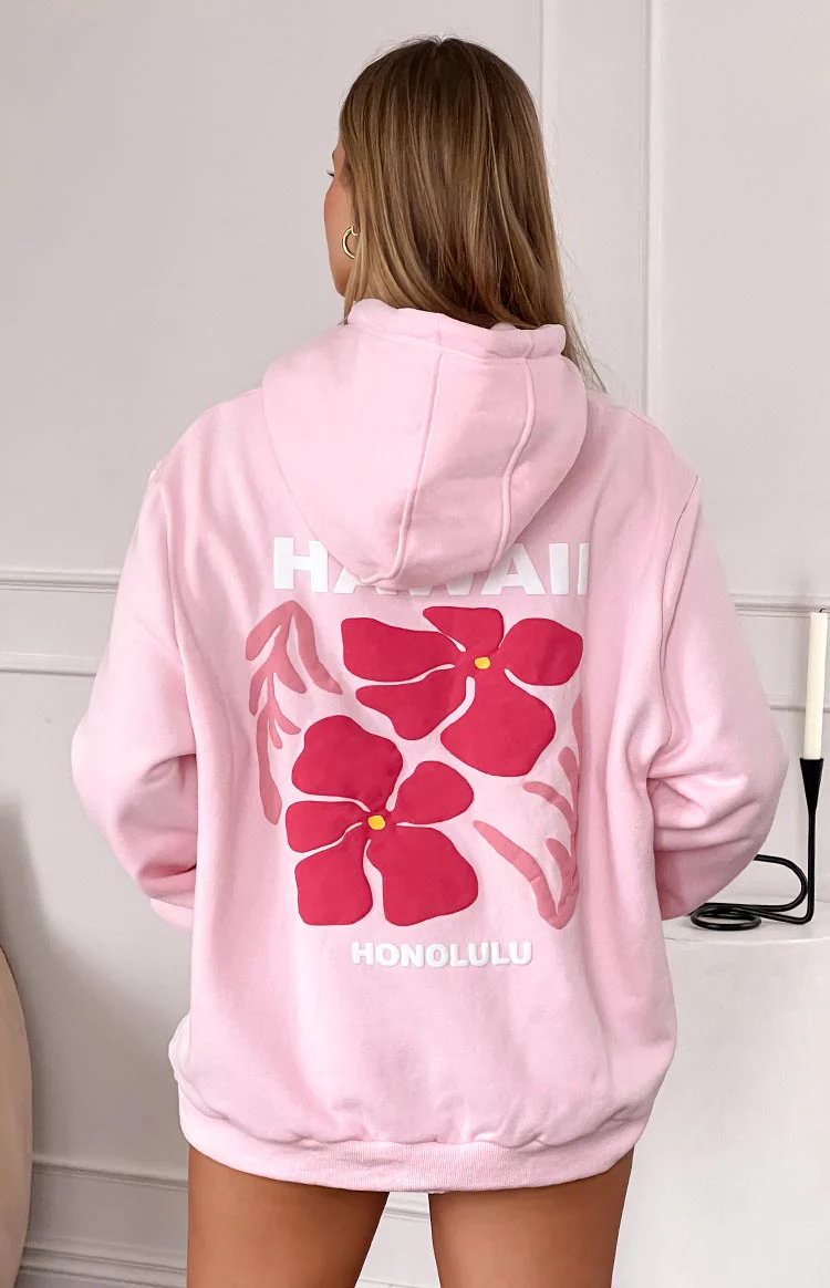 Beginning Pink Hawaii Hoodie