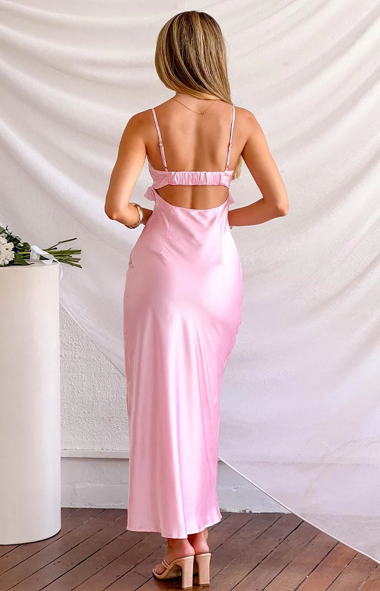 Bella Pink Maxi Dress