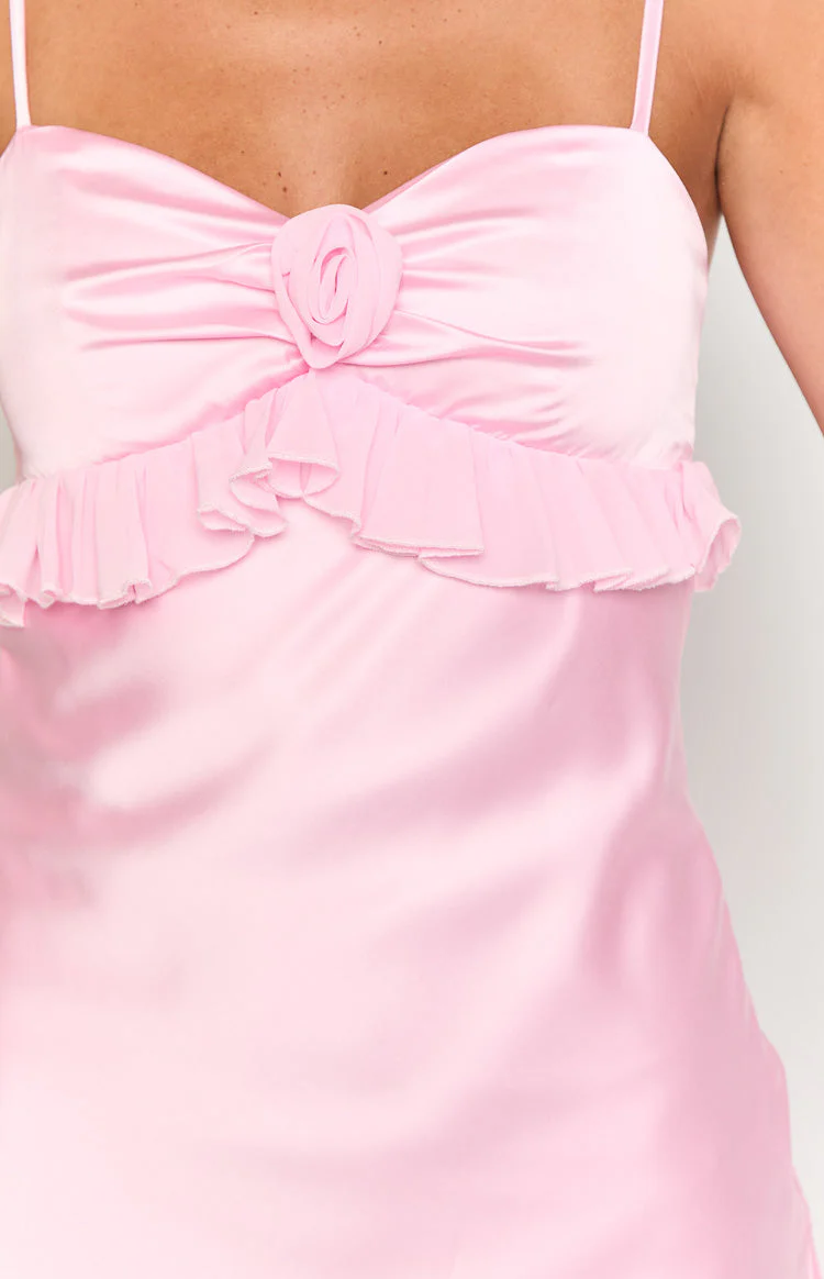 Bella Pink Maxi Dress