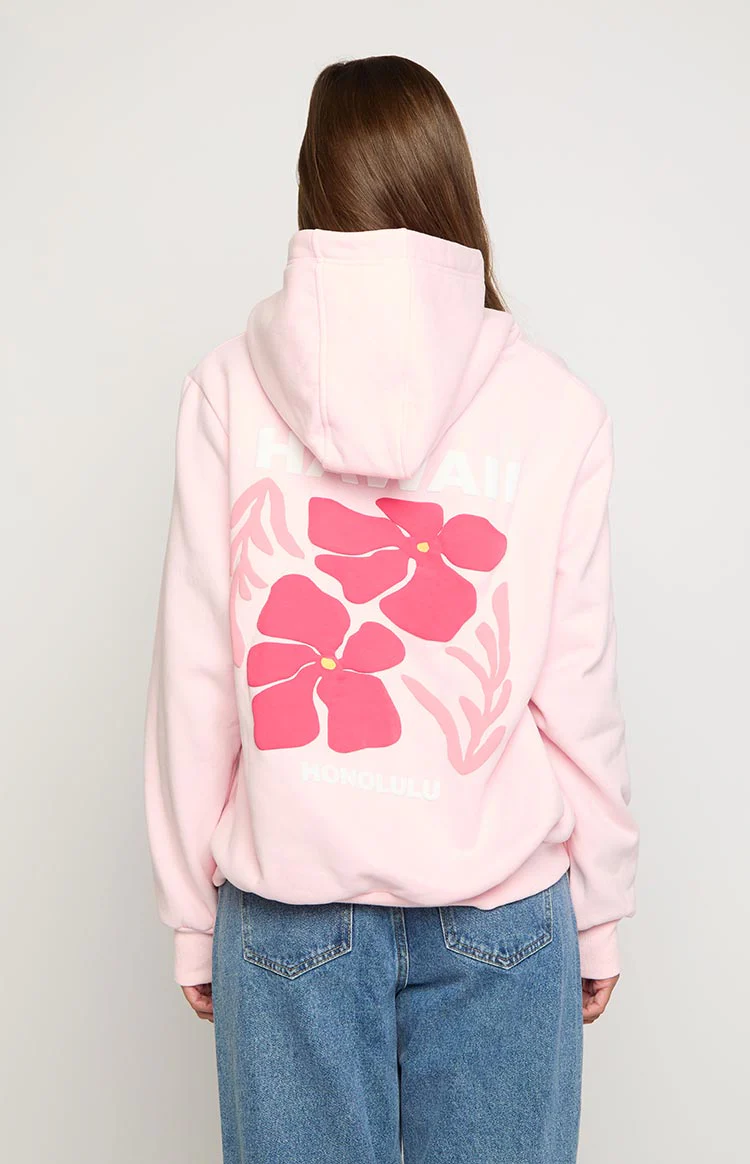 Beginning Pink Hawaii Hoodie