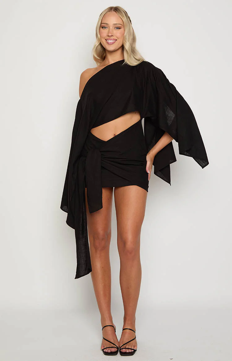 Ryoti Black Mini Dress