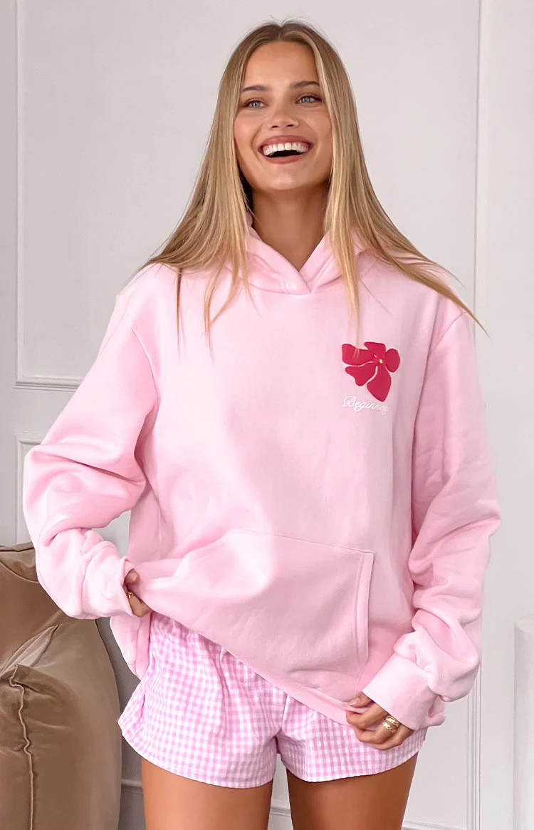 Beginning Pink Hawaii Hoodie